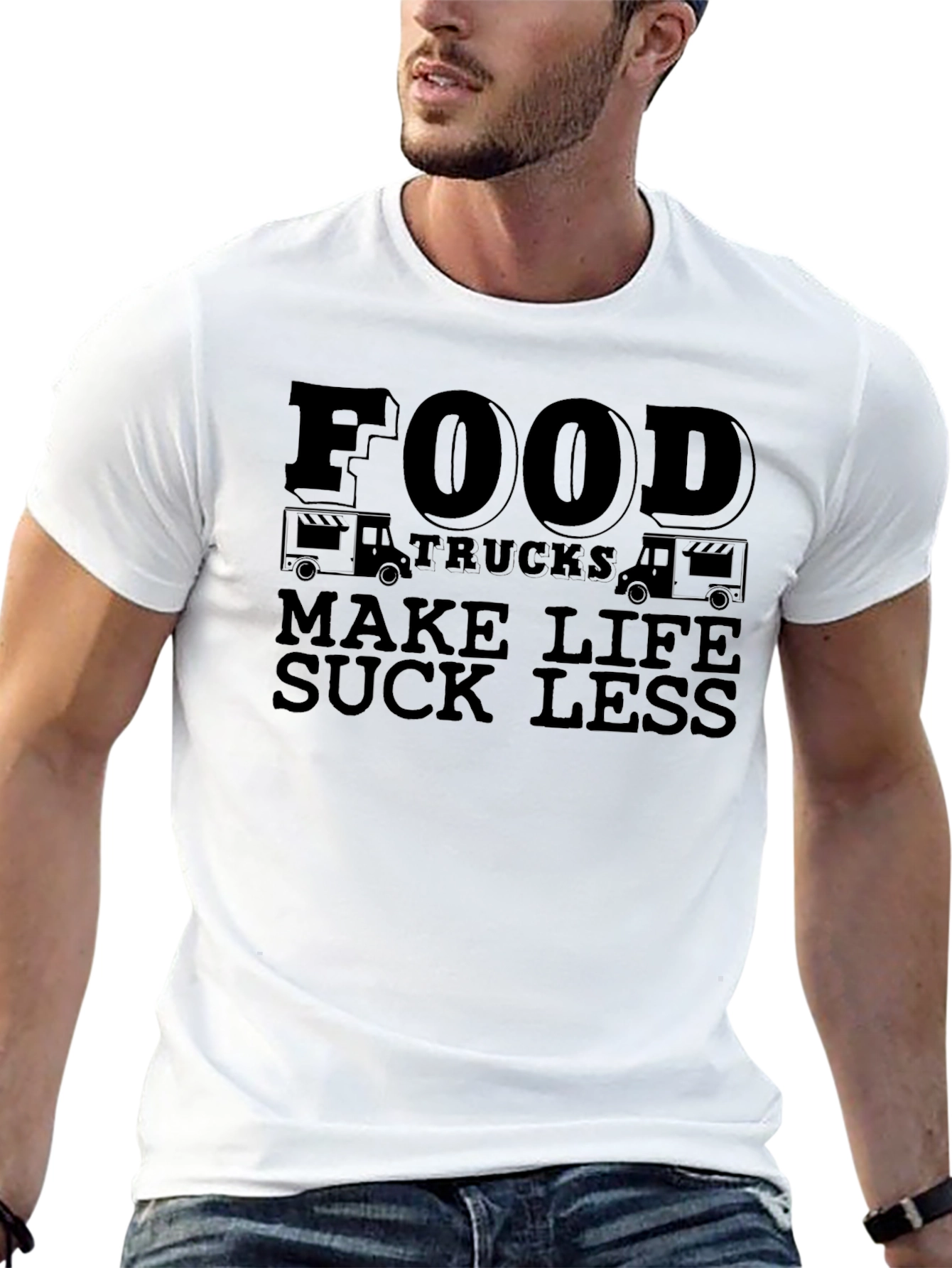 Food Trucks Make Life Suck Less Graphic Tee
