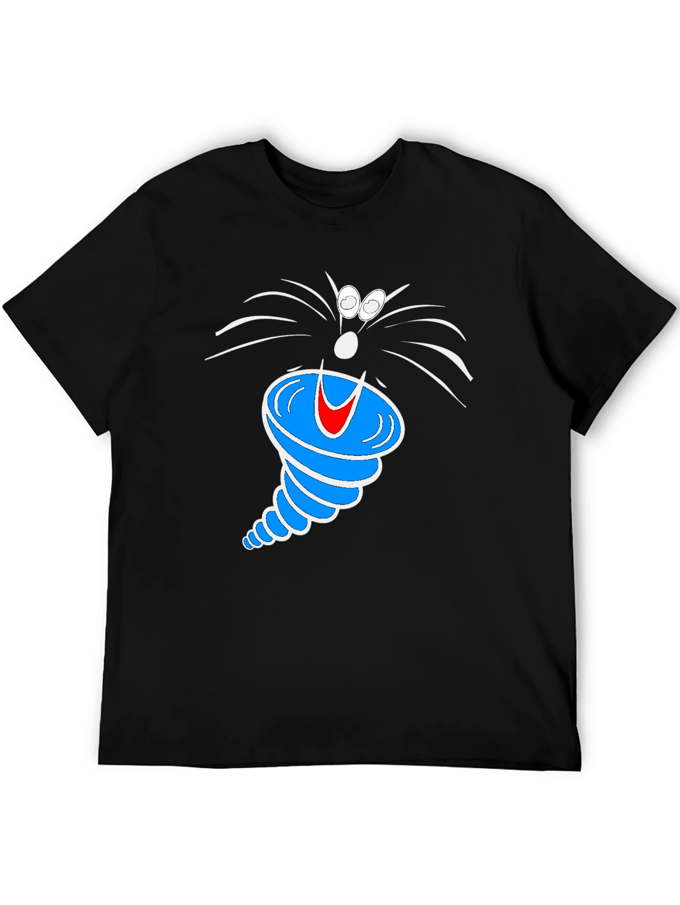 Cartoon Tornado Graphic T-Shirt