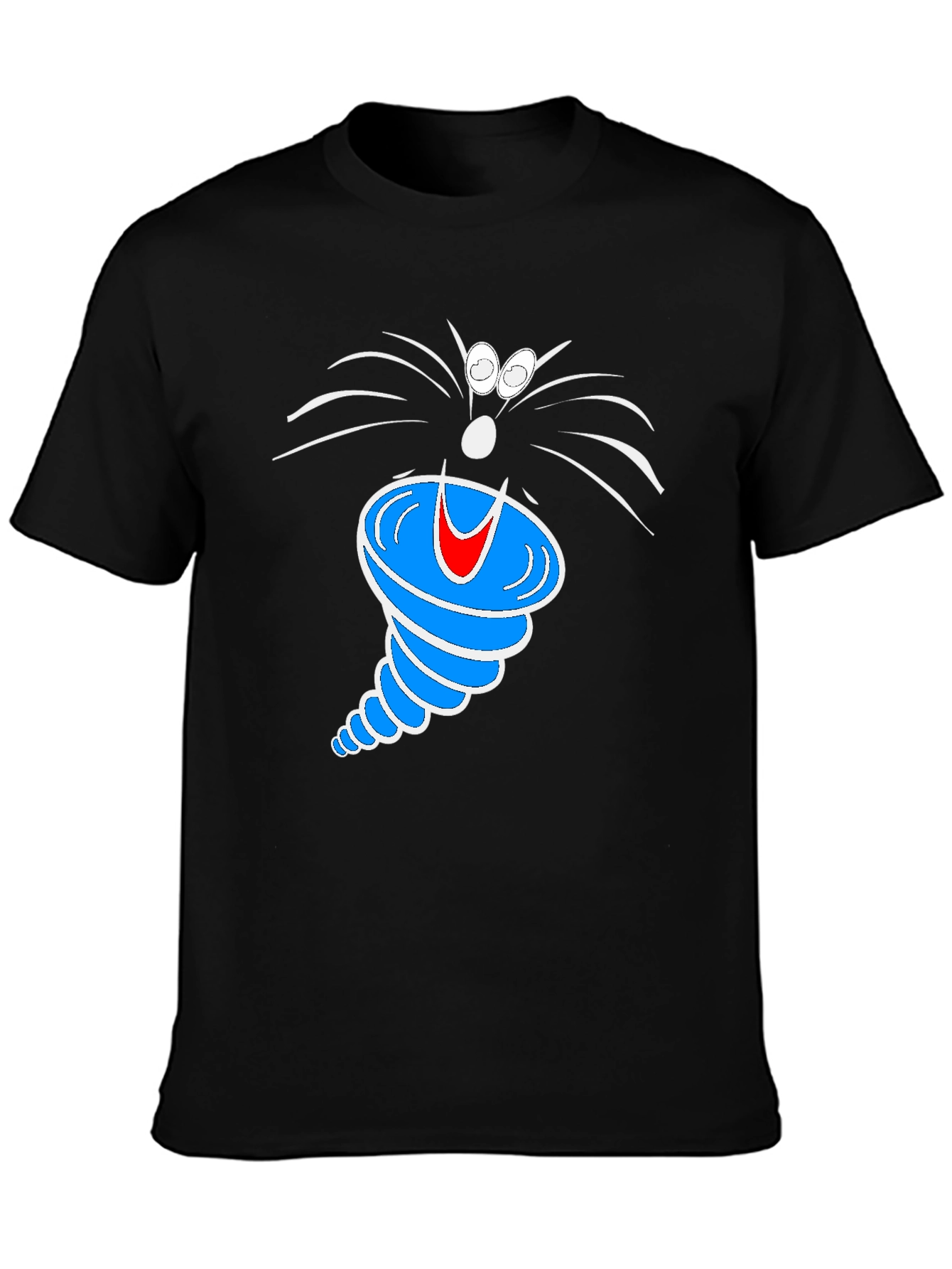 Cartoon Tornado Graphic T-Shirt