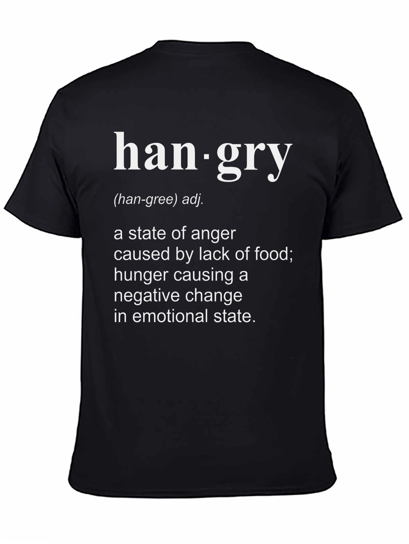 Hangry Definition T-Shirt - Funny Foodie Tee