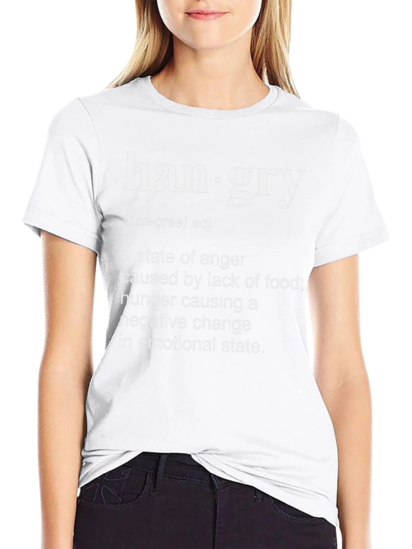 Hangry Definition T-Shirt - Funny Foodie Tee
