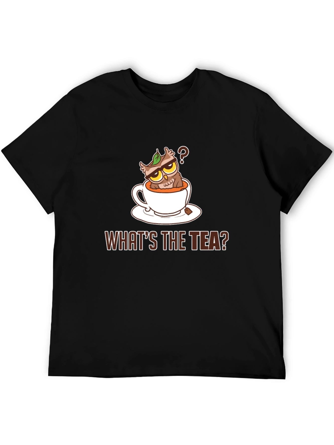 Whats The Tea Owl Graphic Tee
