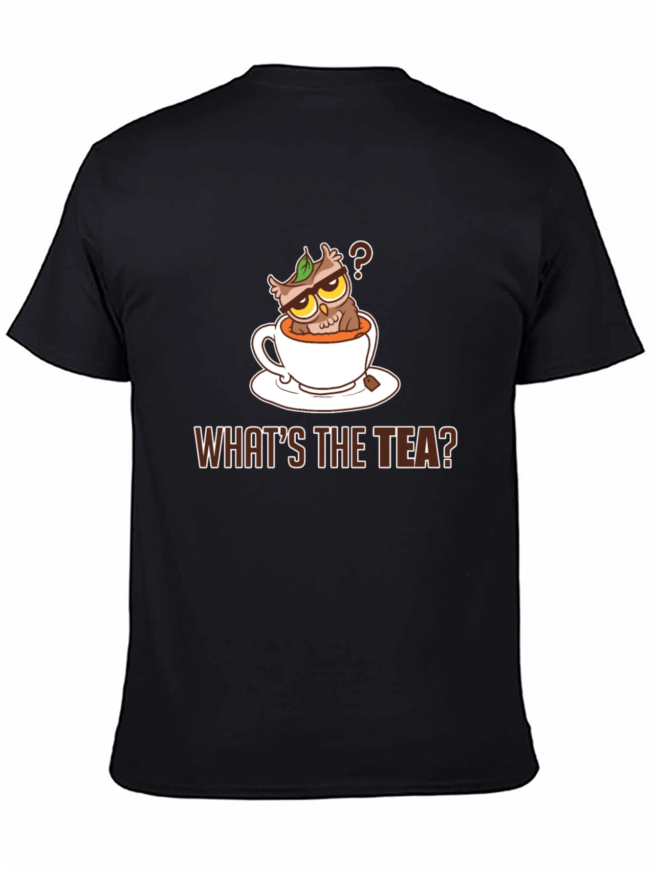 Whats The Tea Owl Graphic Tee