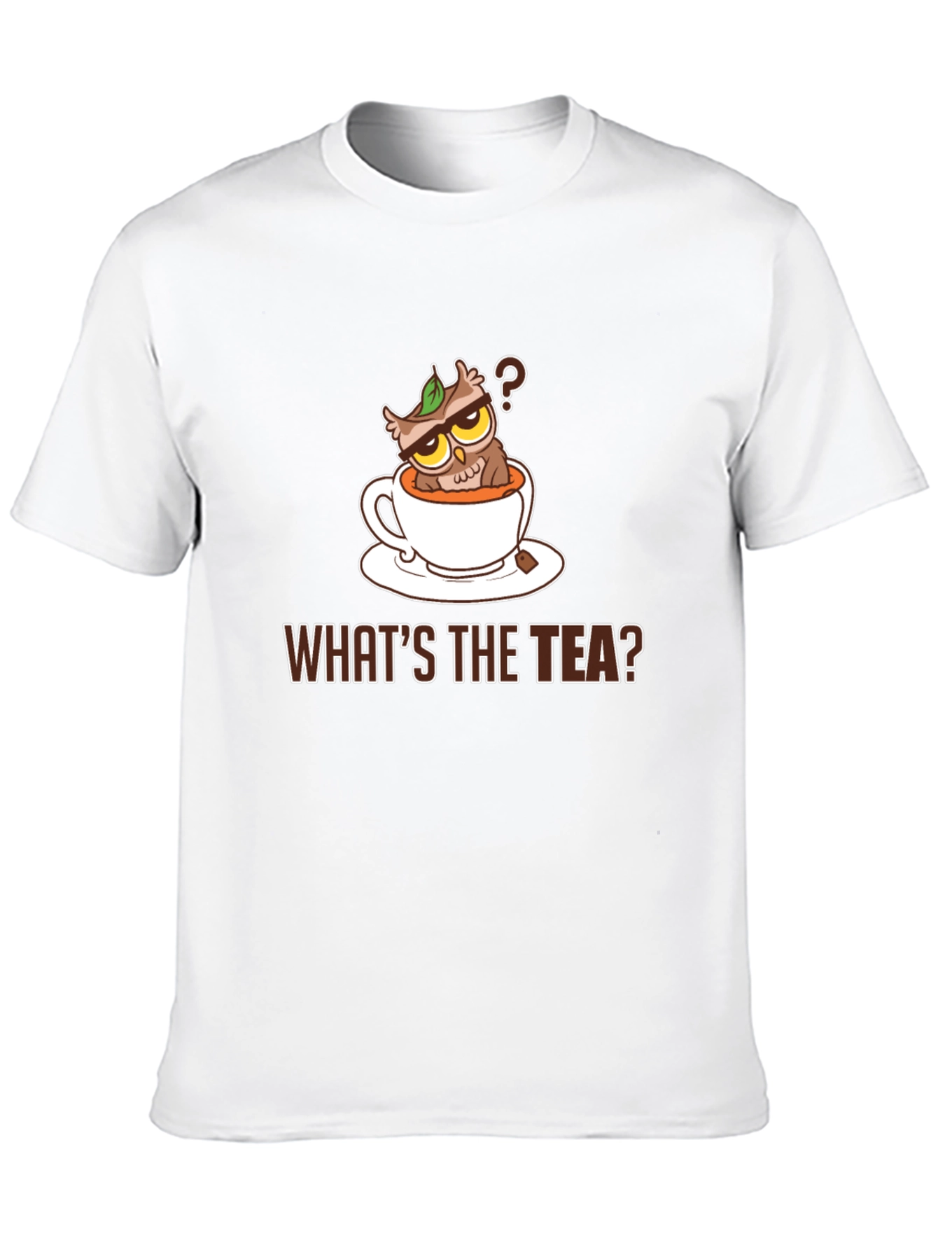 Whats The Tea Owl Graphic Tee
