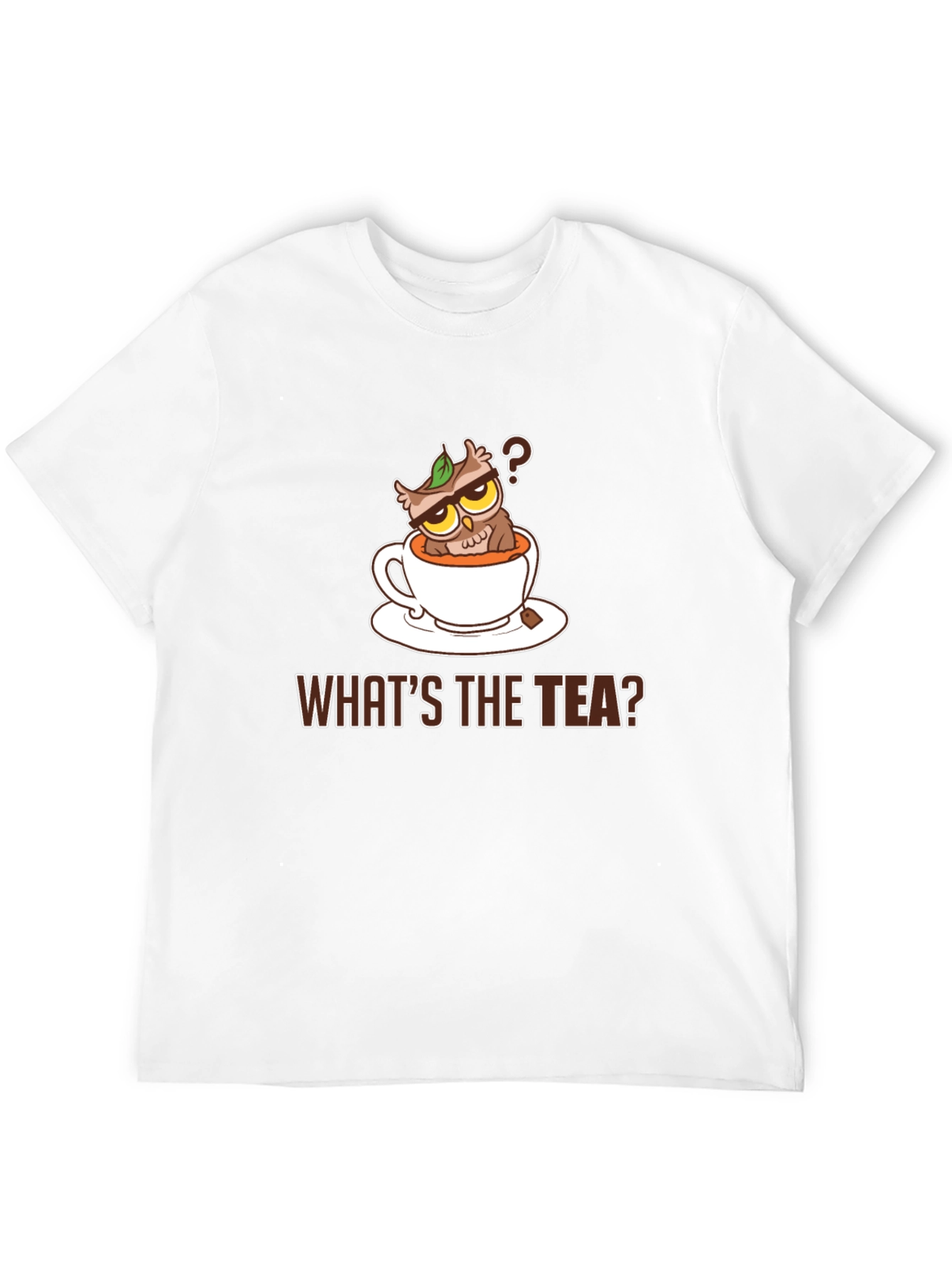 Whats The Tea Owl Graphic Tee