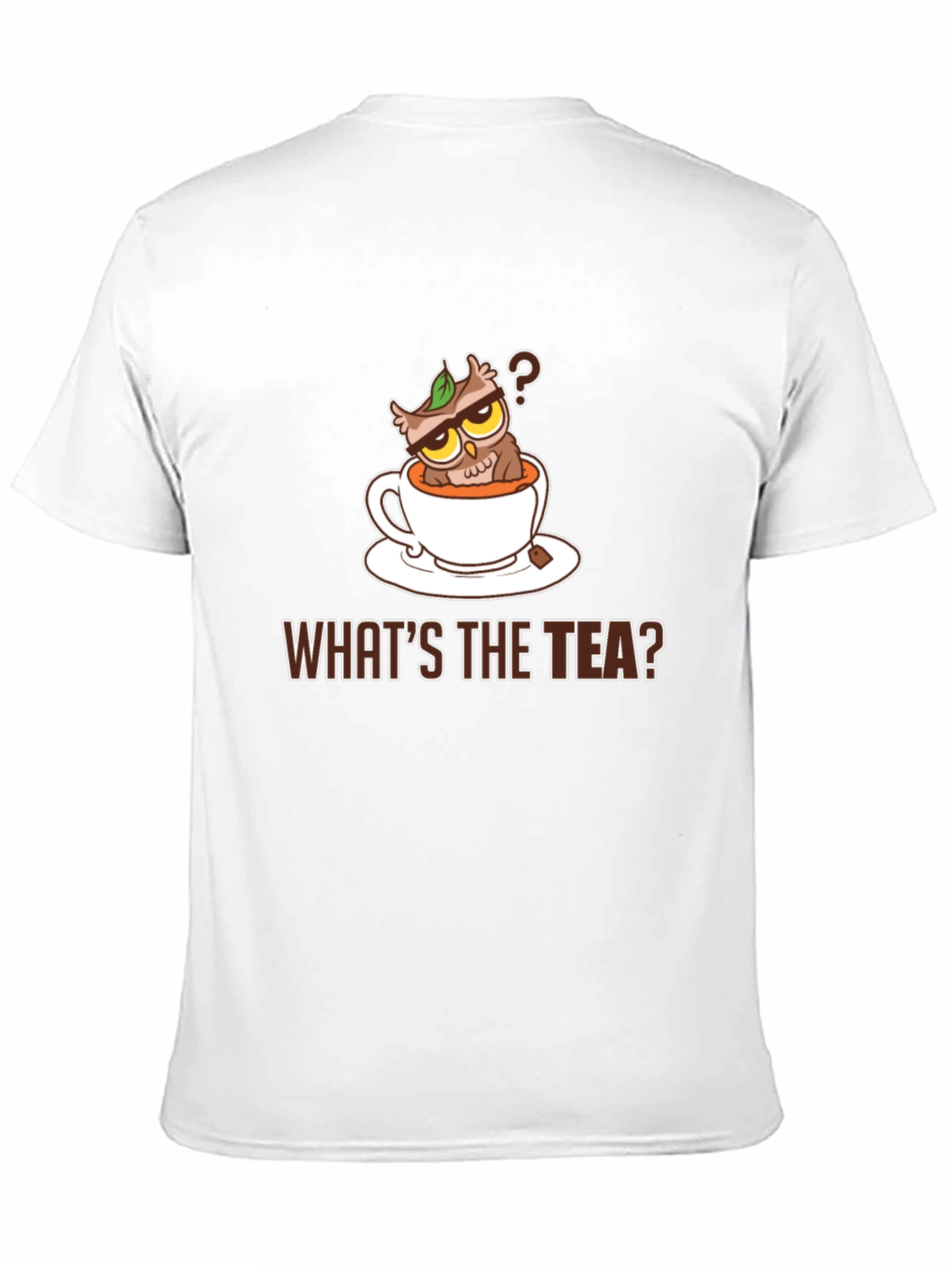 Whats The Tea Owl Graphic Tee