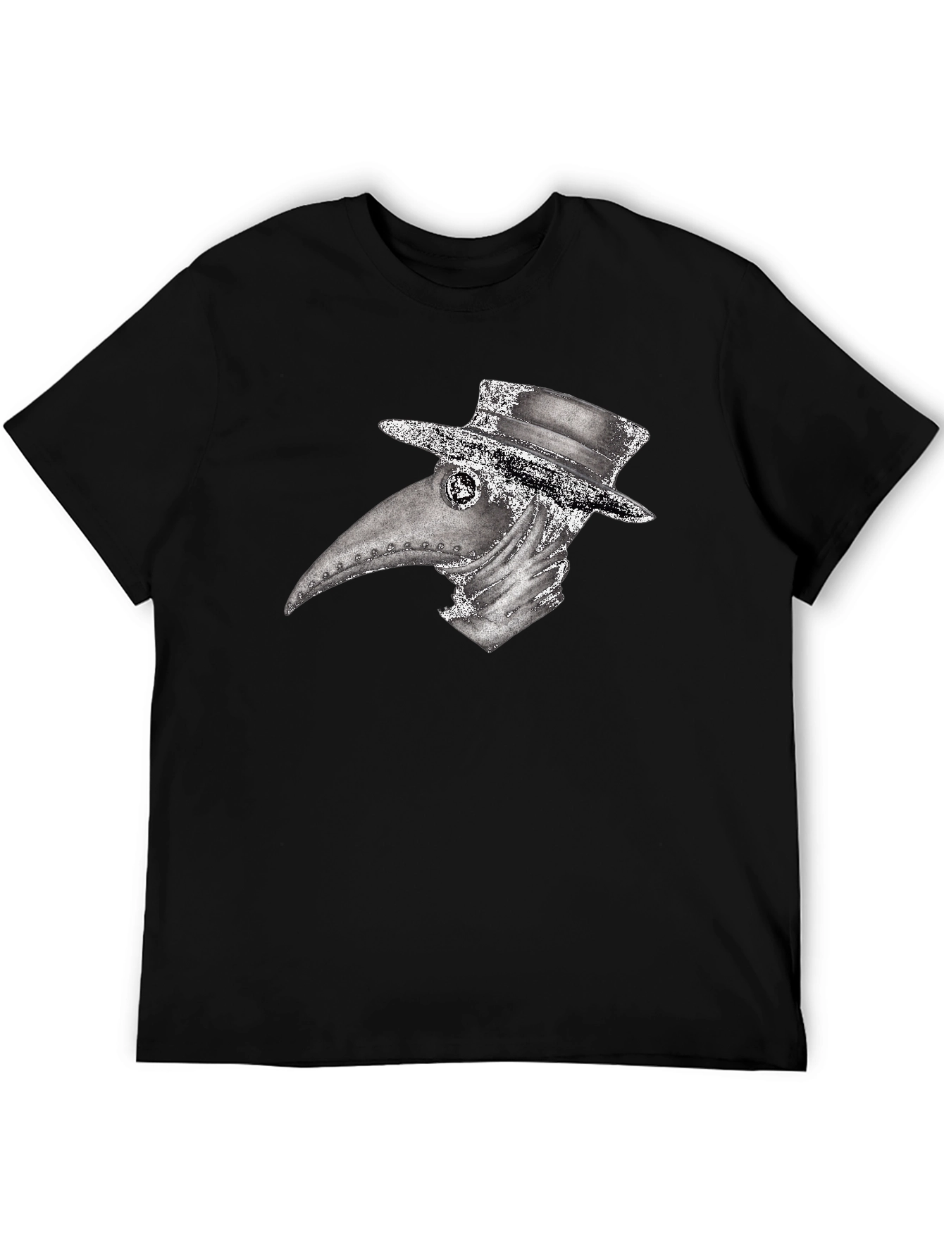 Plague Doctor Graphic Tee - Unique Creepy Design