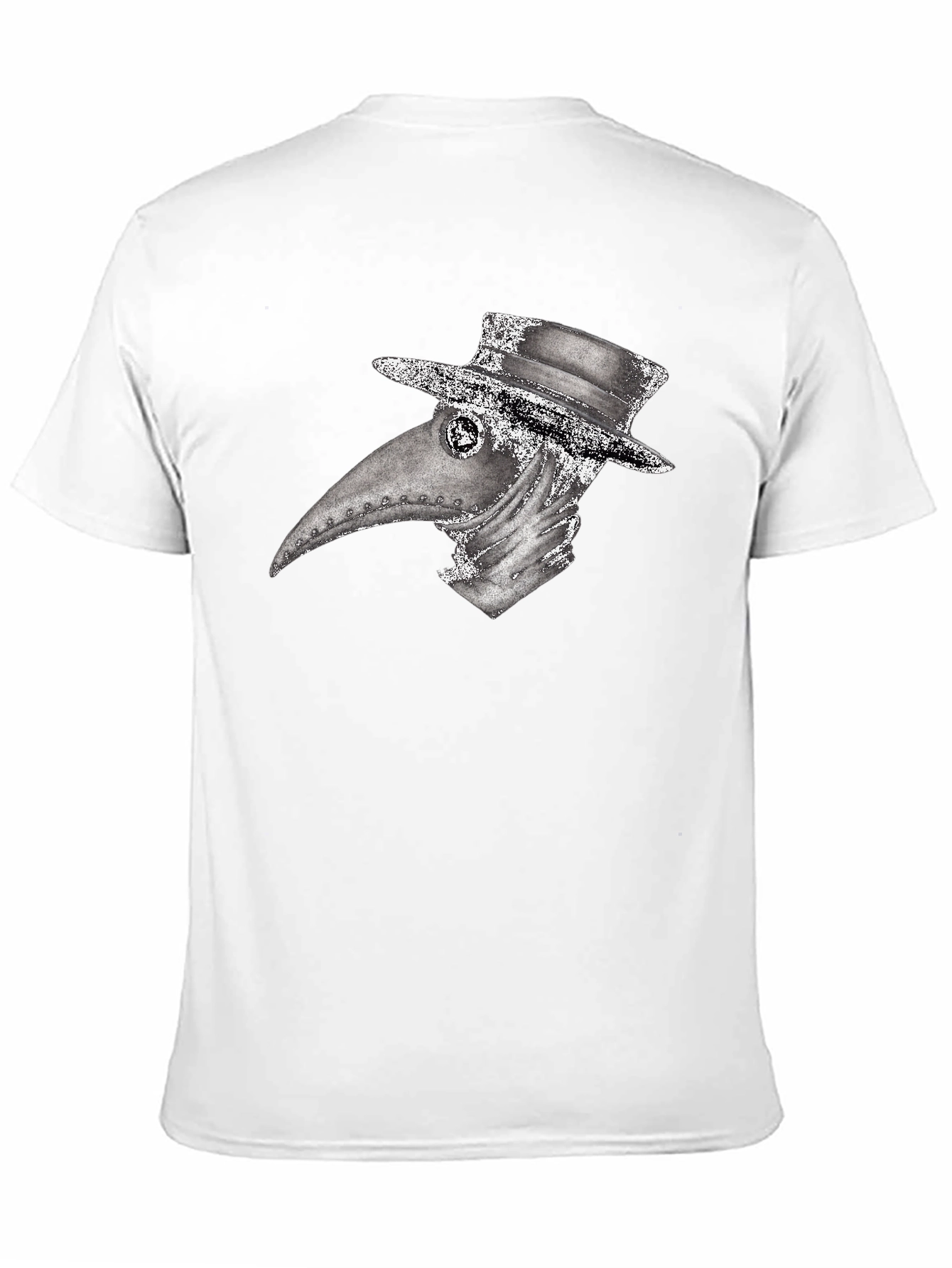 Plague Doctor Graphic Tee - Unique Creepy Design