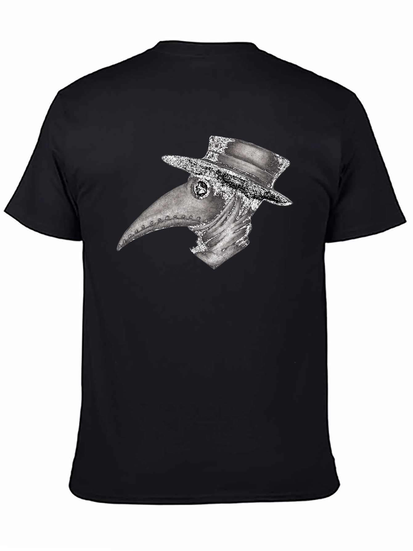 Plague Doctor Graphic Tee - Unique Creepy Design