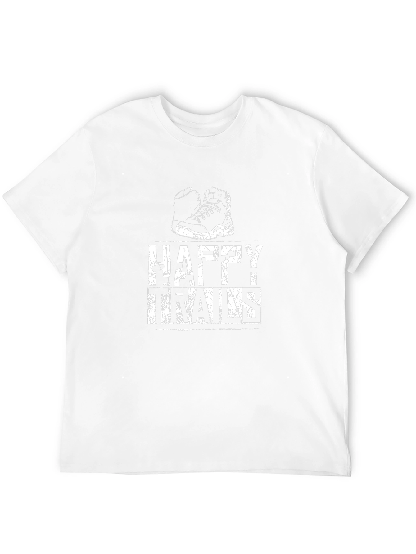 Happy Trails Hiking T-Shirt - Black