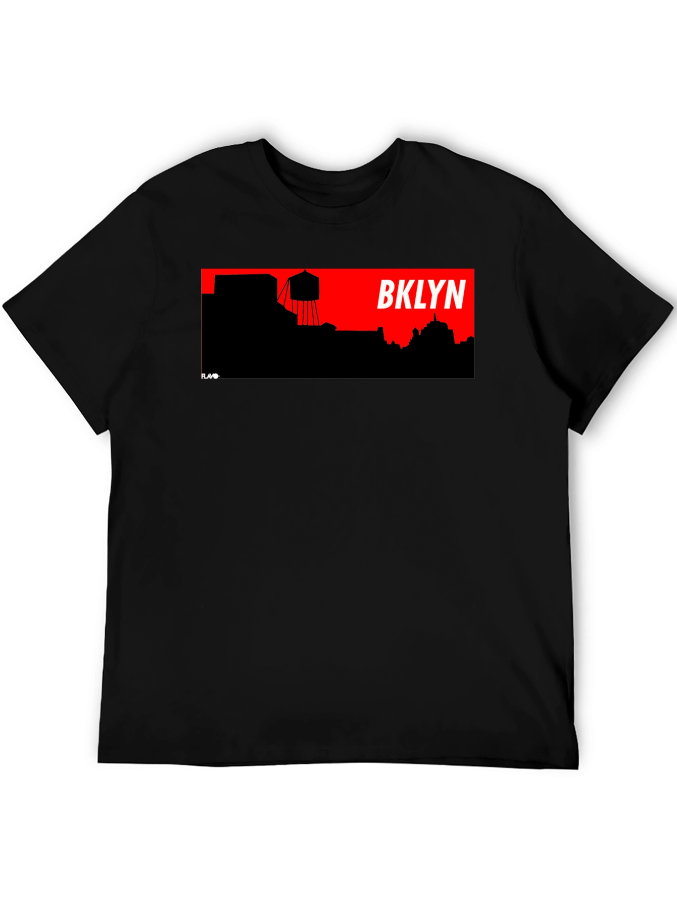 Brooklyn Skyline Graphic Tee - Black