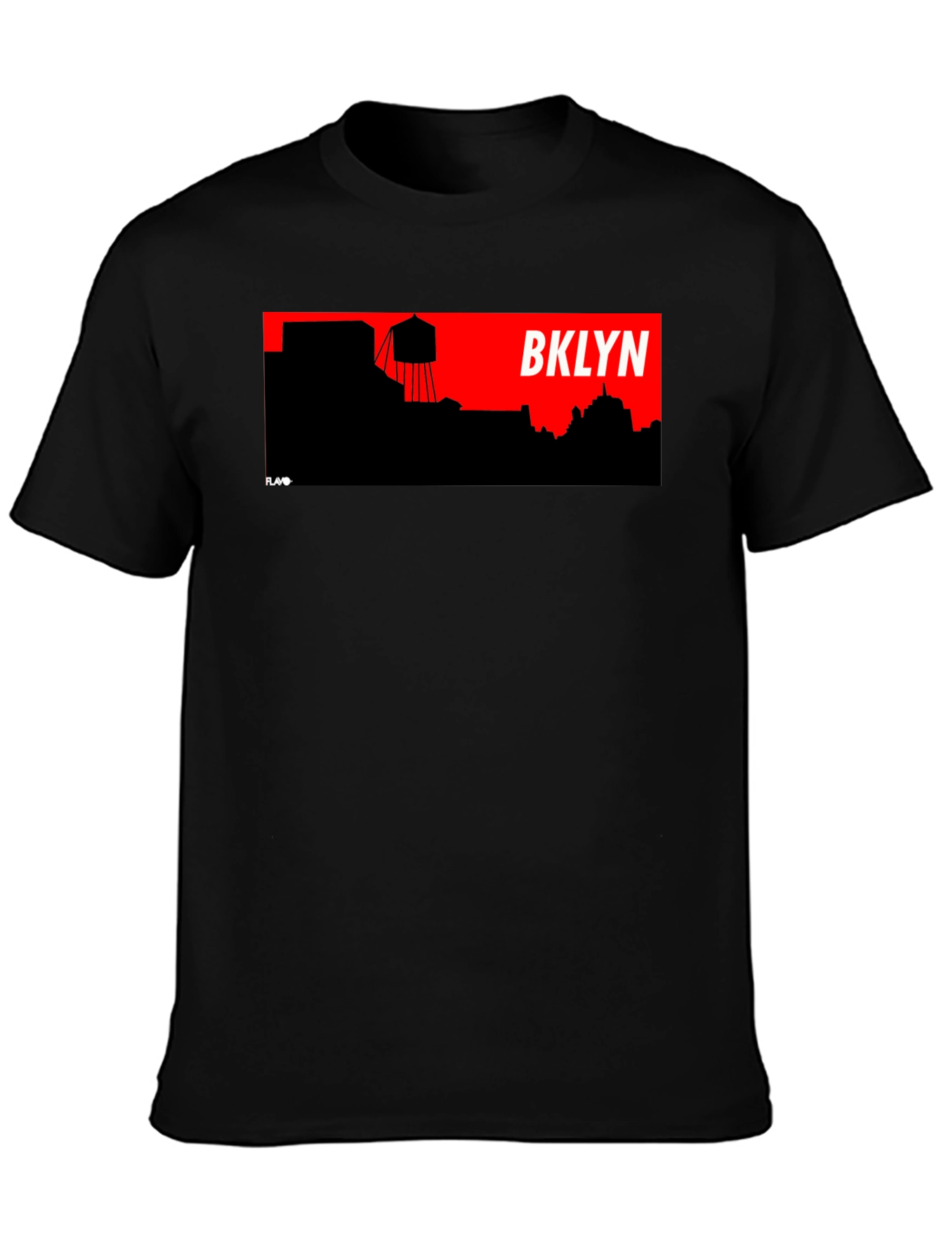 Brooklyn Skyline Graphic Tee - Black
