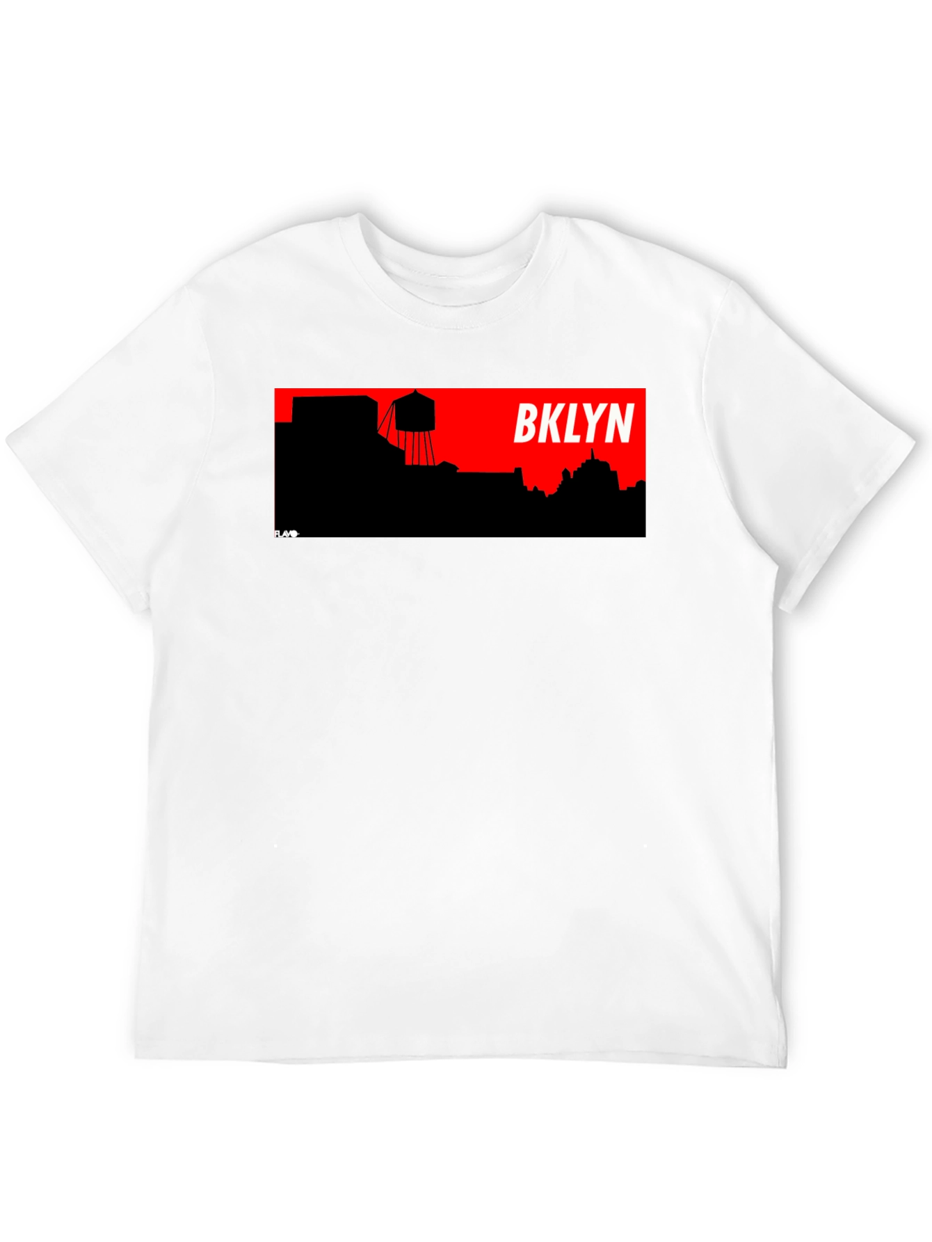 Brooklyn Skyline Graphic Tee - Black
