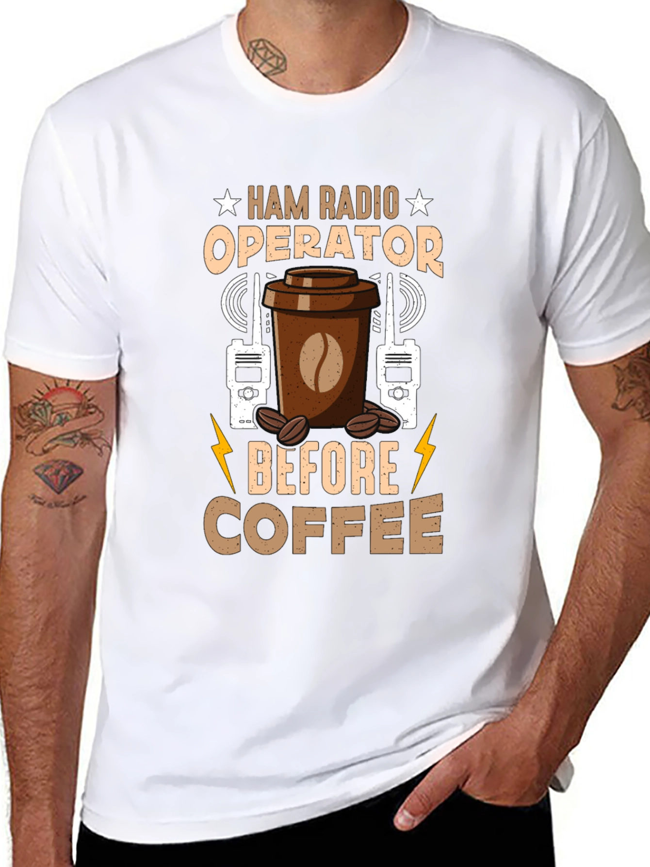Ham Radio Operator Coffee T-Shirt
