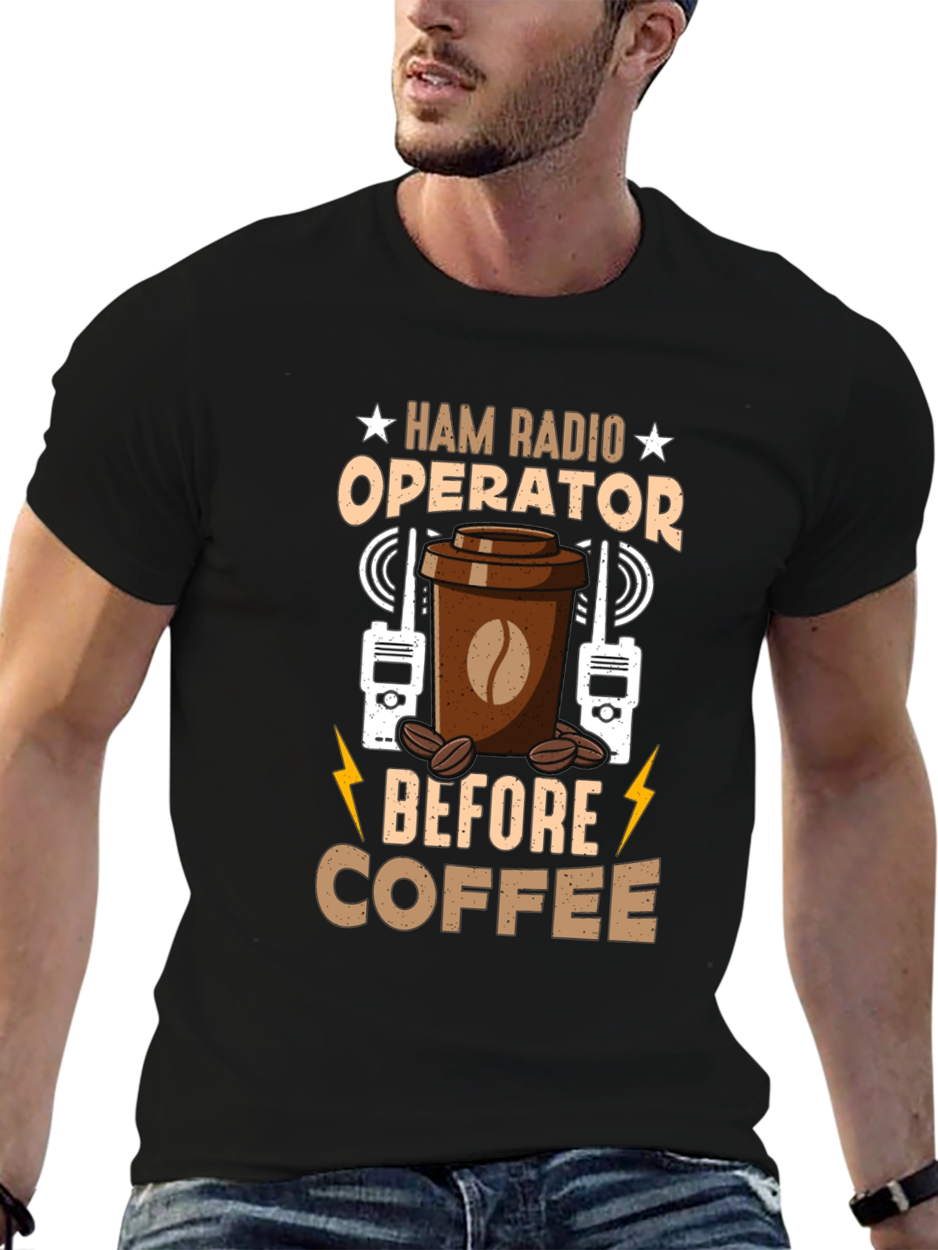 Ham Radio Operator Coffee T-Shirt