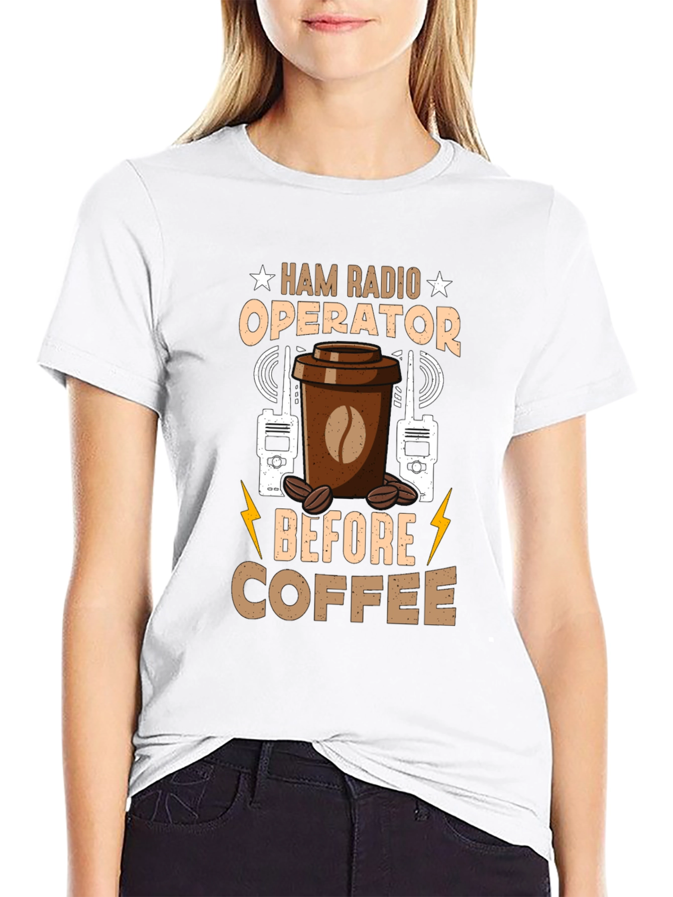 Ham Radio Operator Coffee T-Shirt