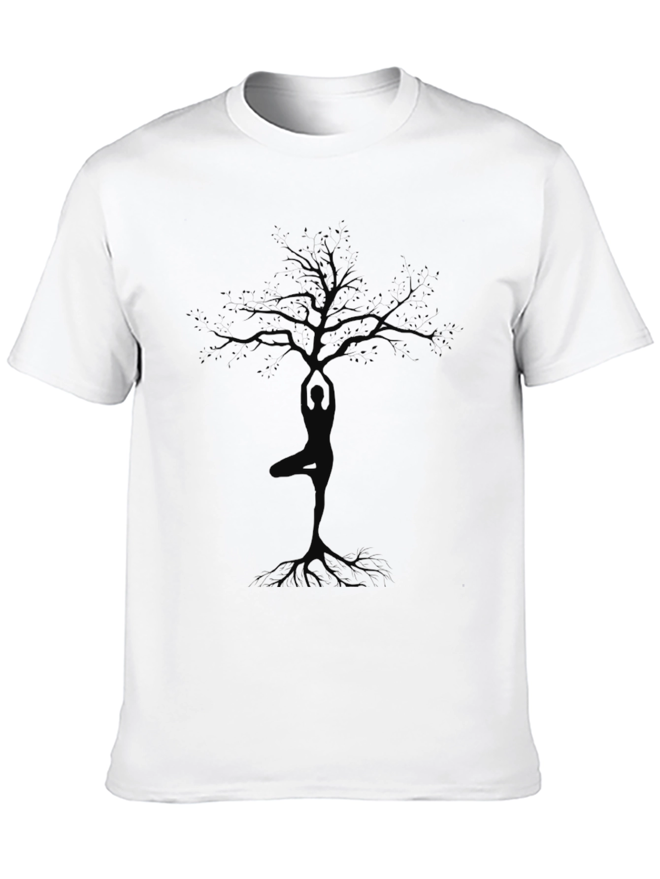 Yoga Tree Graphic Tee - Nature Inspired Comfort