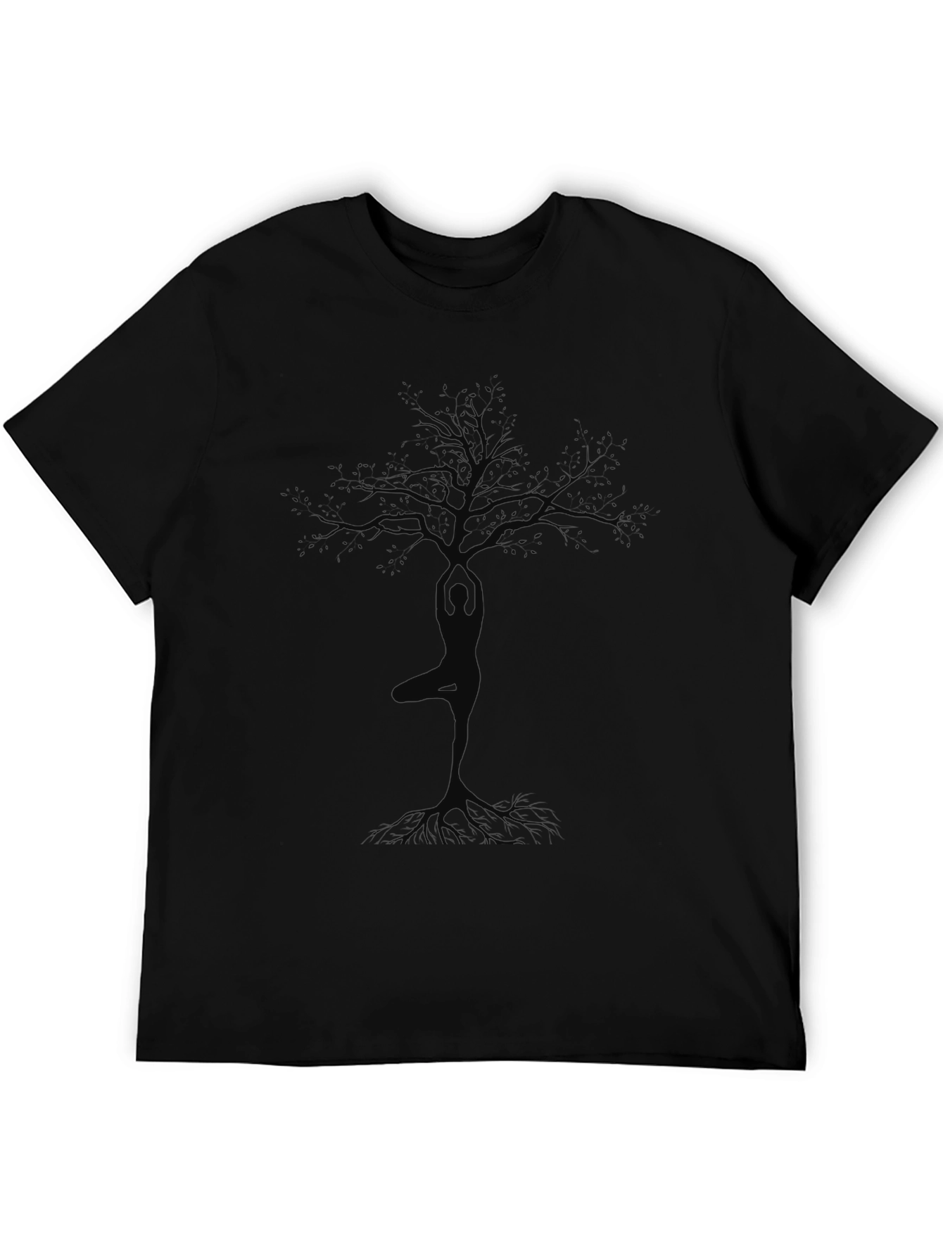 Yoga Tree Graphic Tee - Nature Inspired Comfort