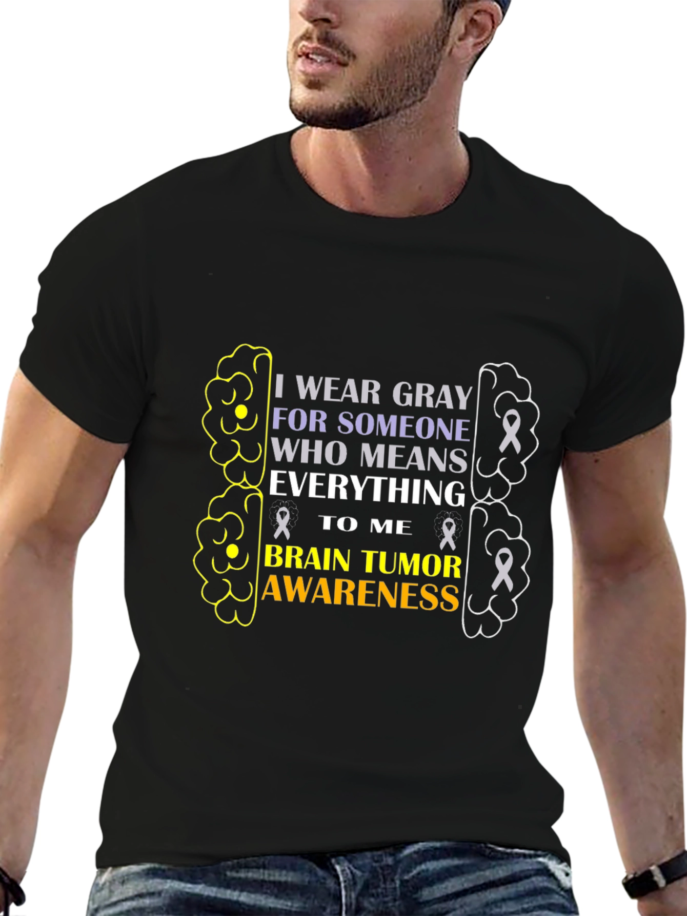 Brain Tumor Awareness Graphic Tee