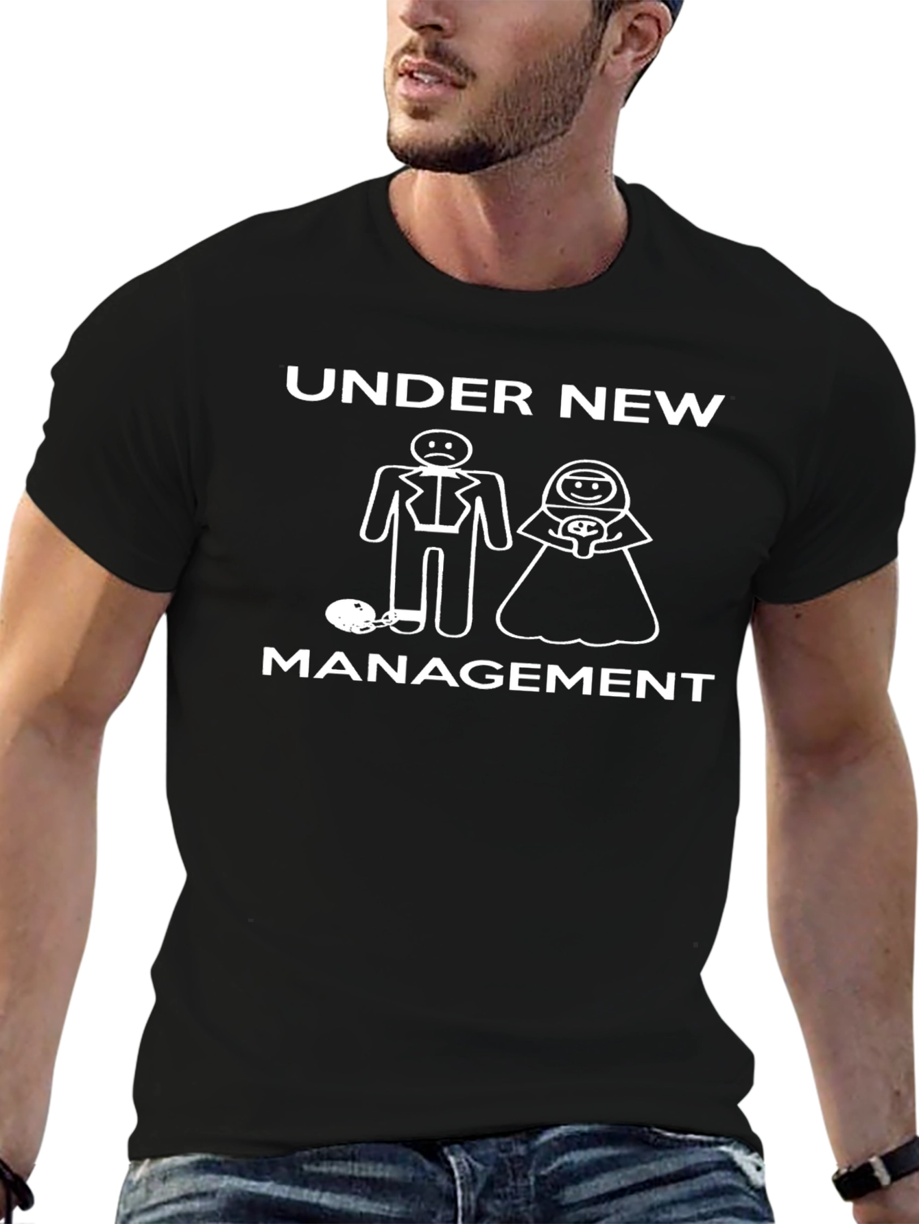 Under New Management Wedding T-Shirt