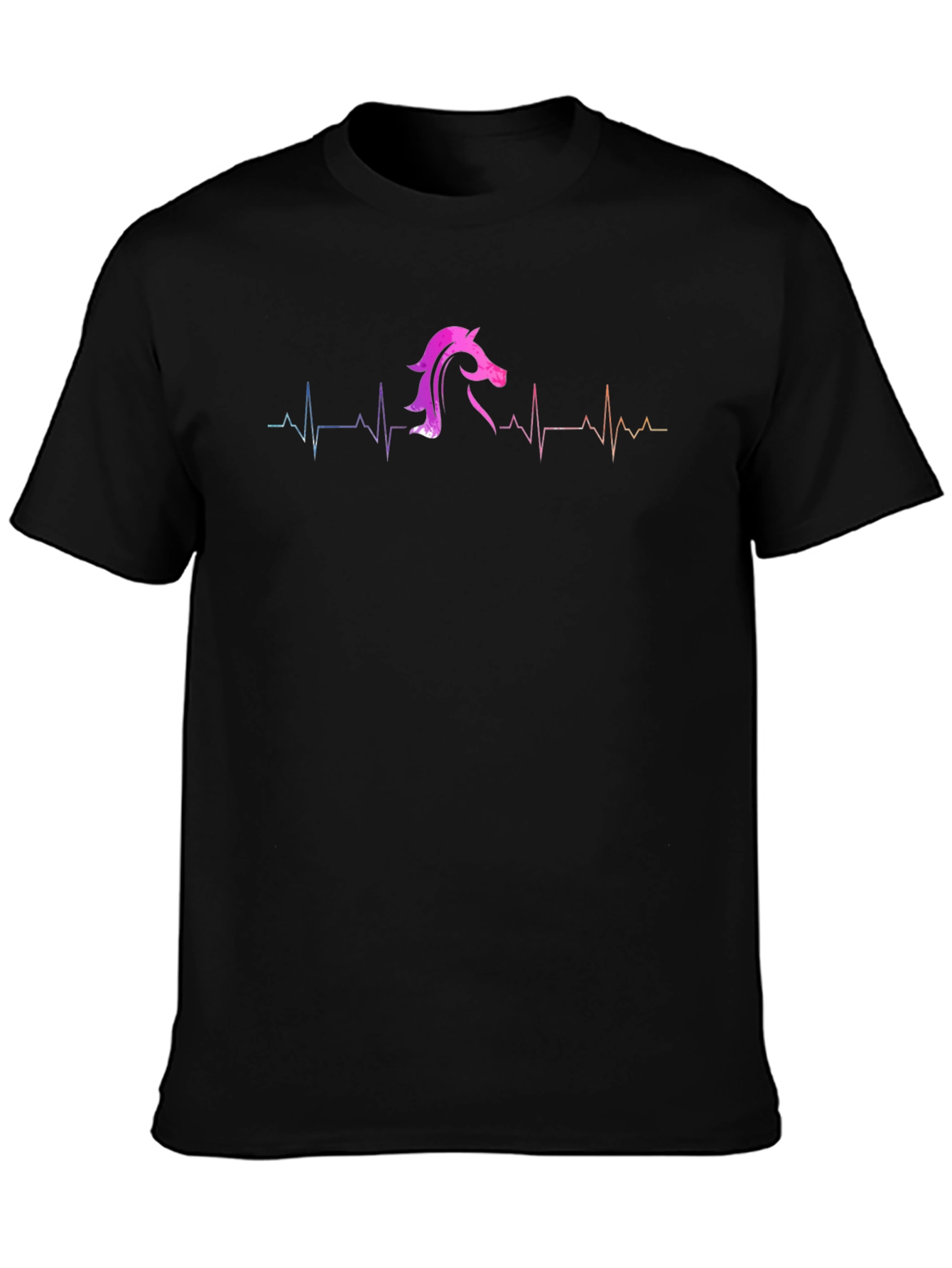 Horse Heartbeat T-Shirt - Unique Equestrian Style