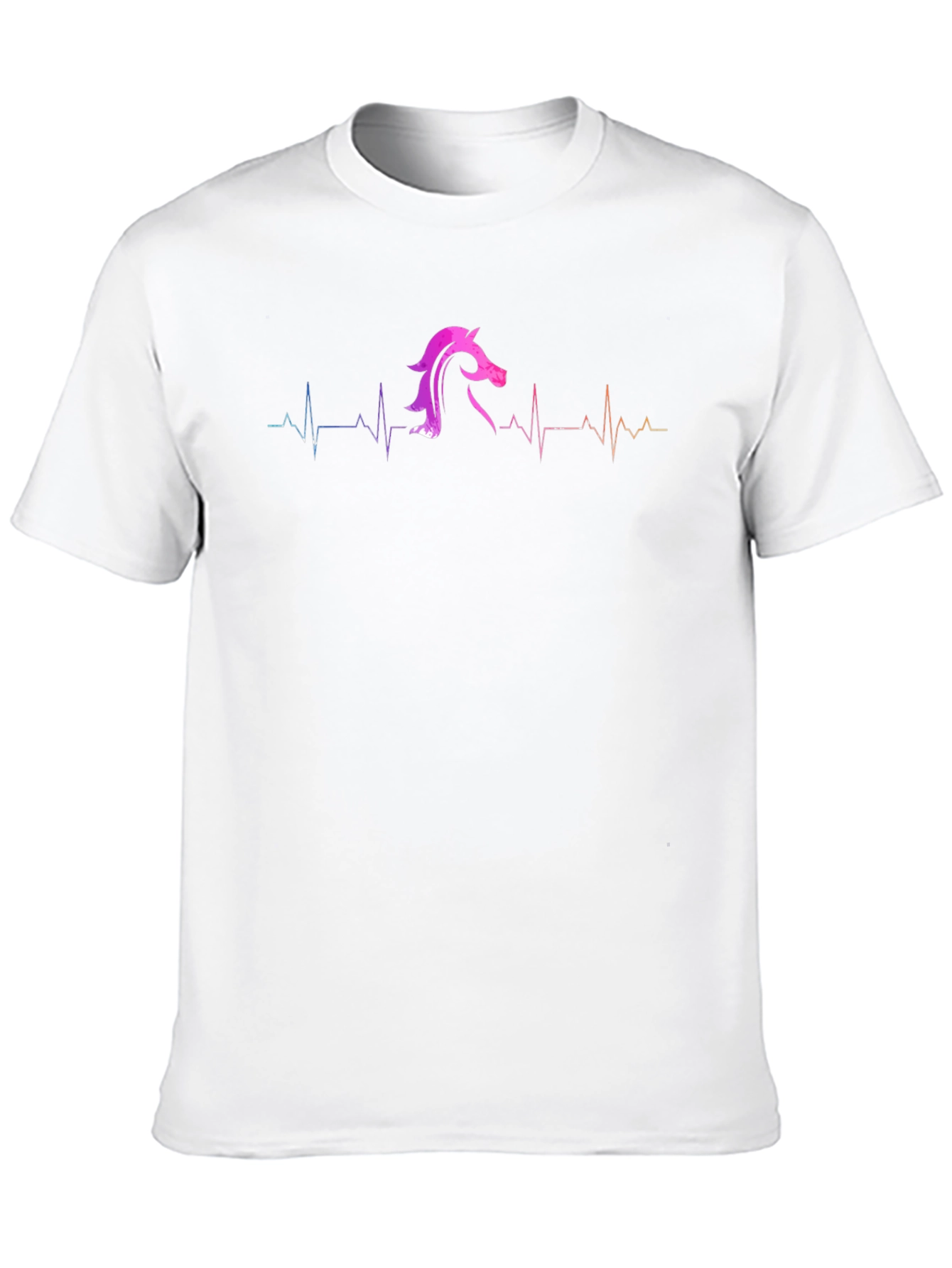 Horse Heartbeat T-Shirt - Unique Equestrian Style