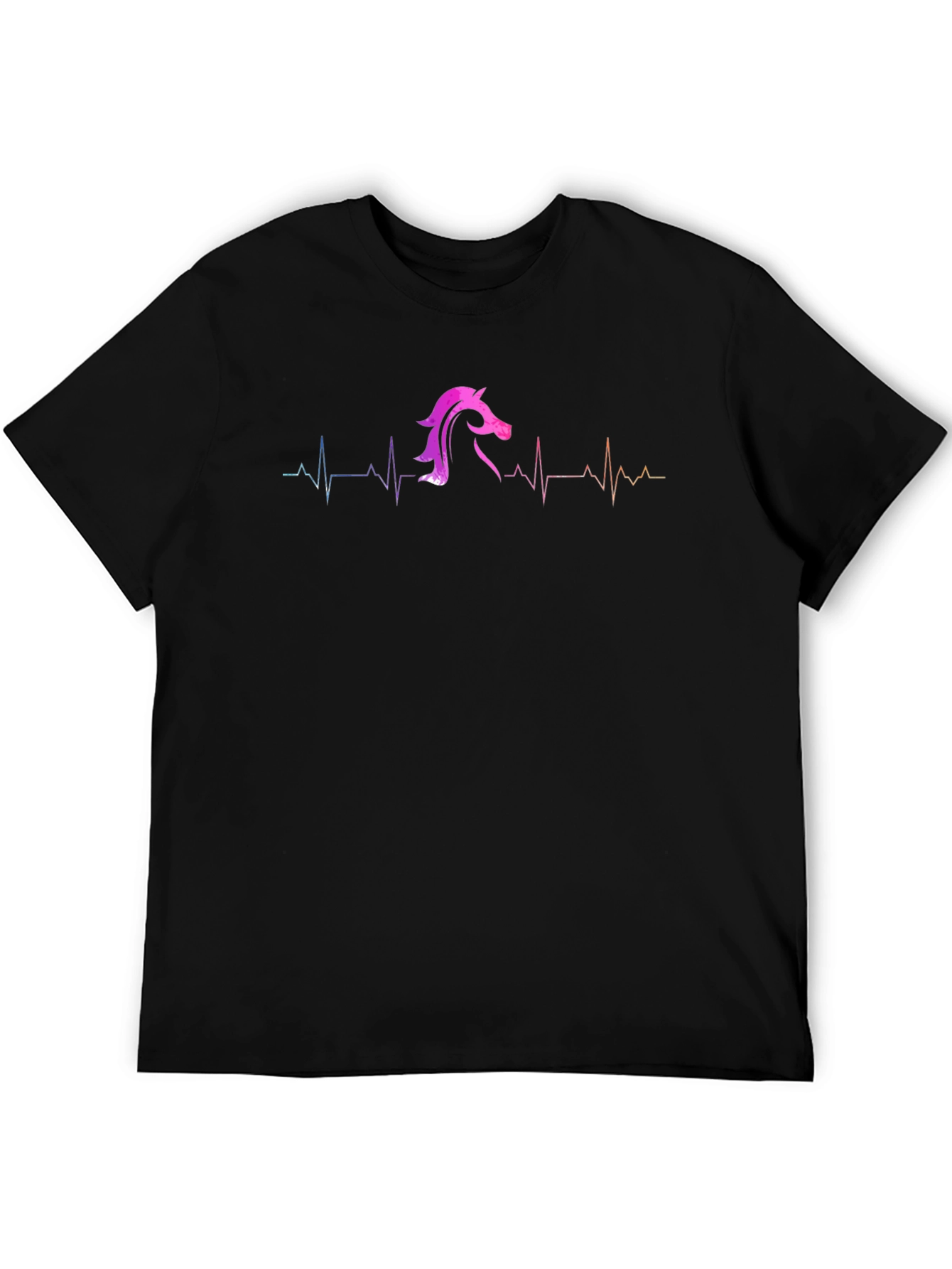 Horse Heartbeat T-Shirt - Unique Equestrian Style