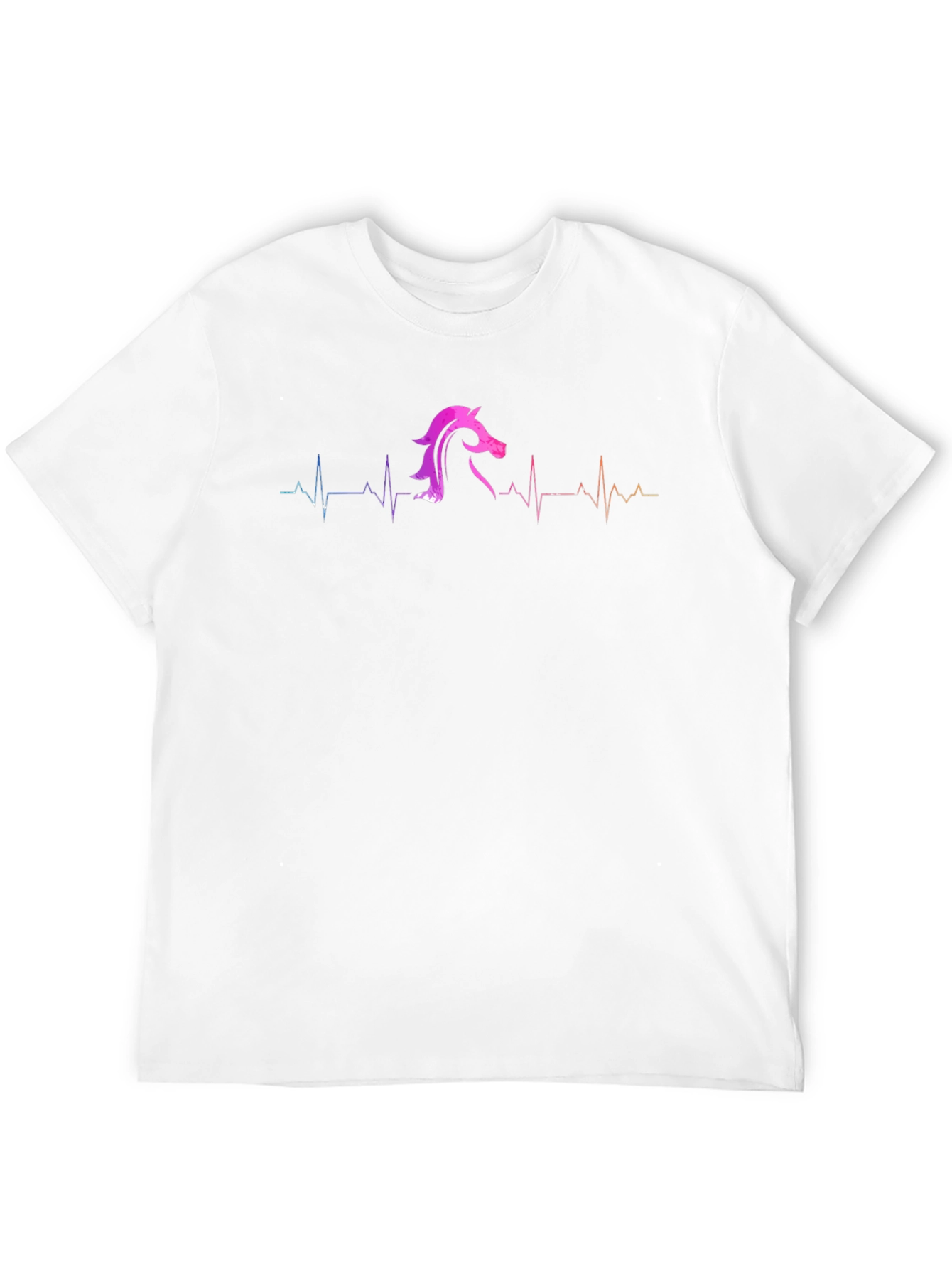 Horse Heartbeat T-Shirt - Unique Equestrian Style