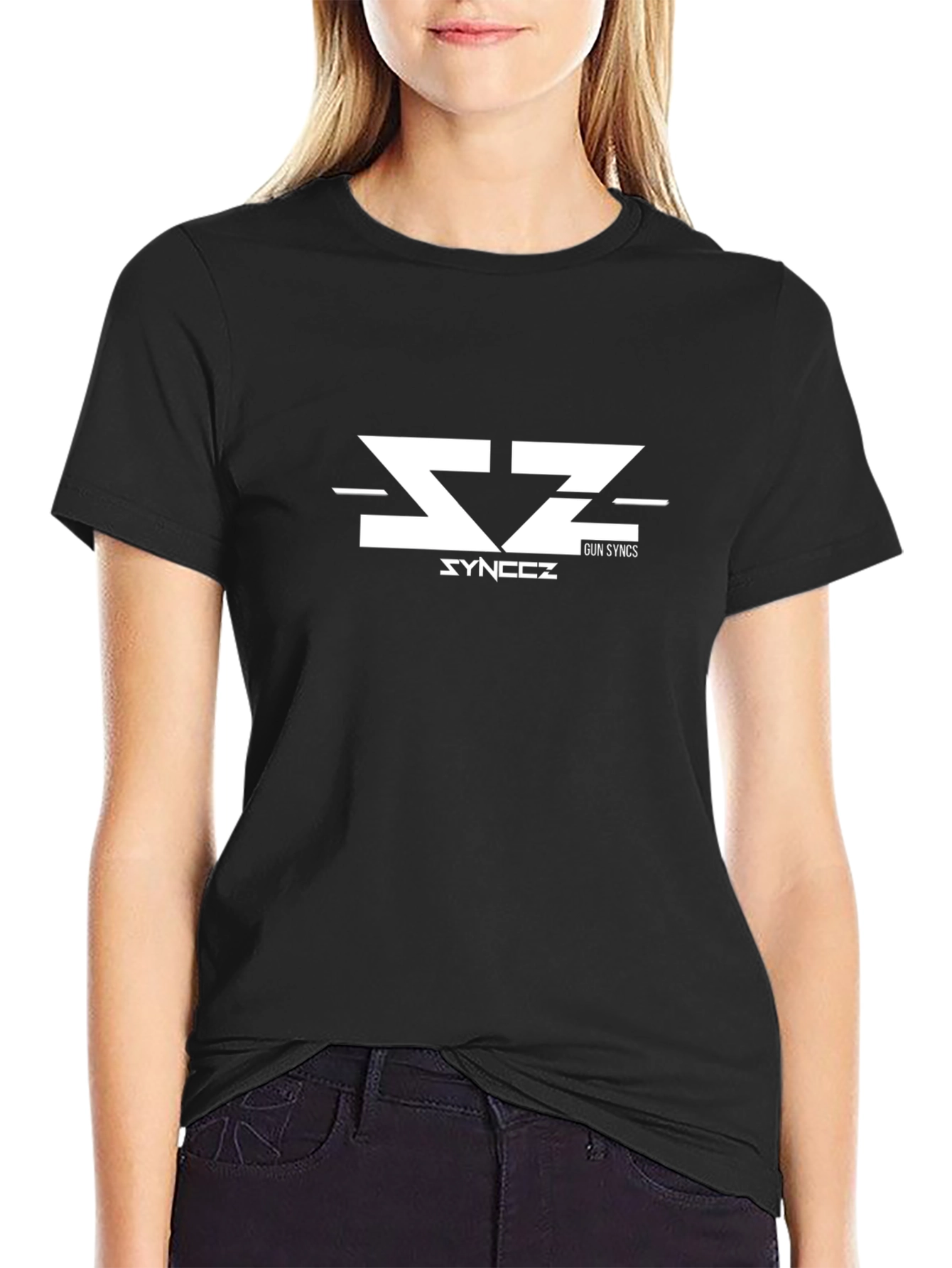 Gun Syncs Synccz Black Graphic Tee
