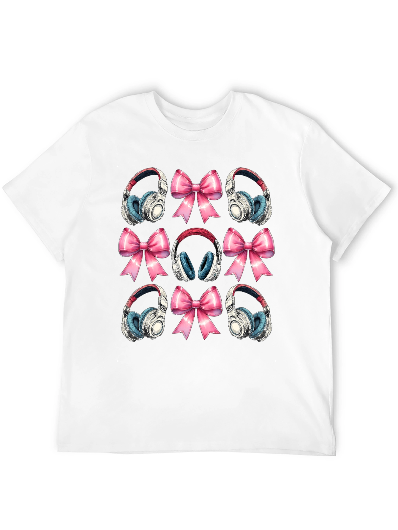 Headphones & Bows Graphic Tee