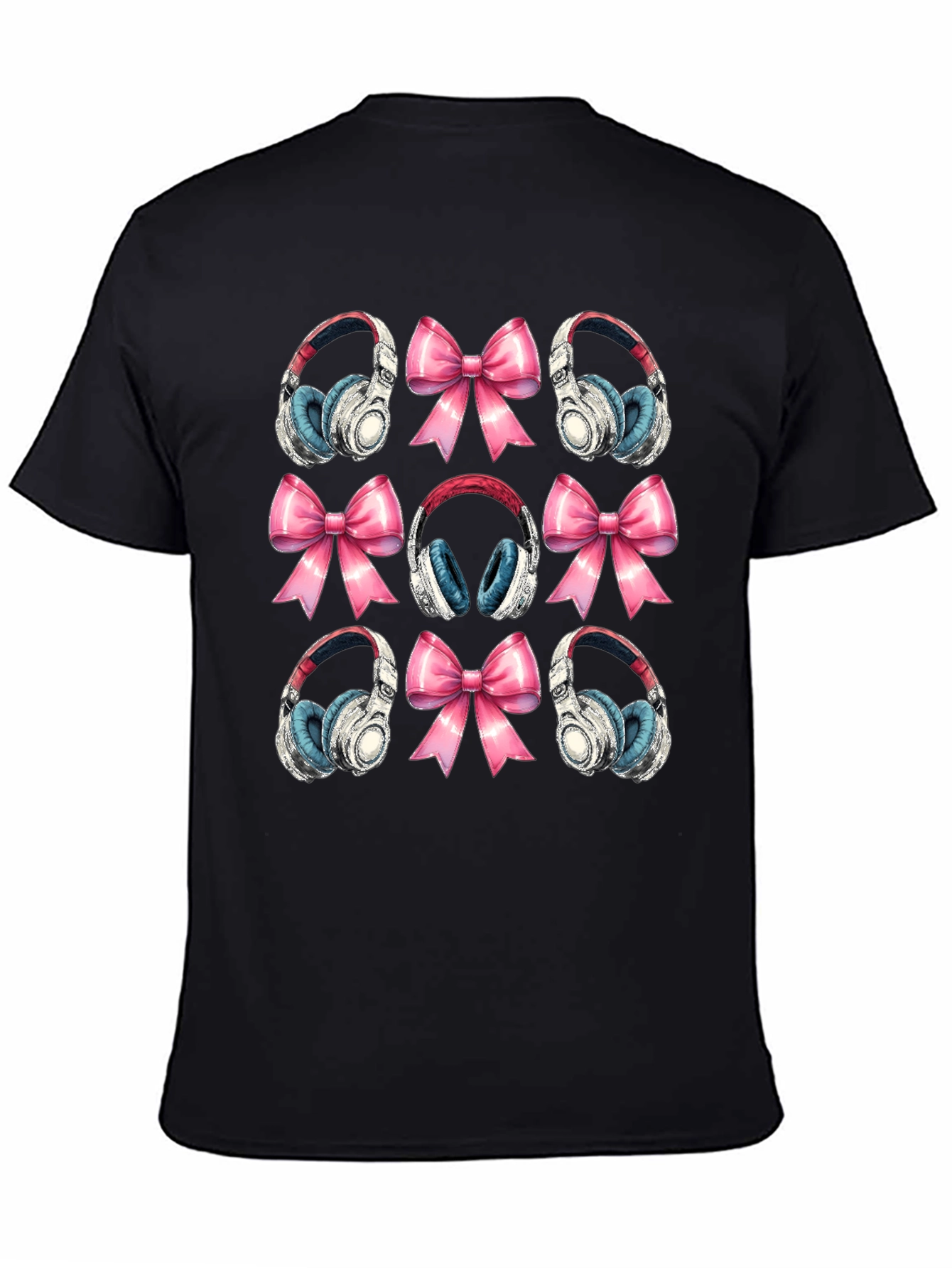 Headphones & Bows Graphic Tee