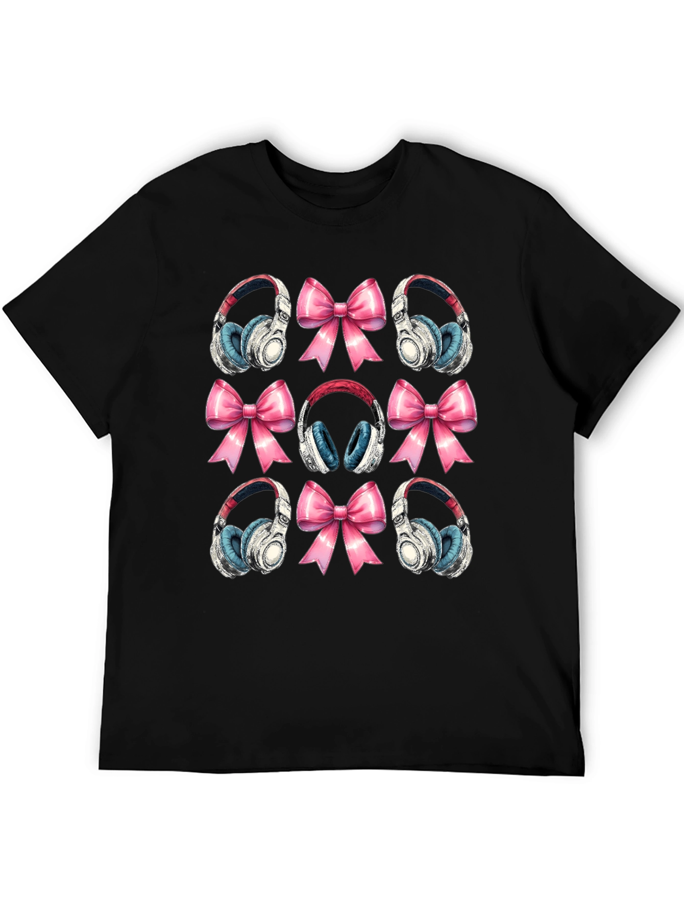 Headphones & Bows Graphic Tee