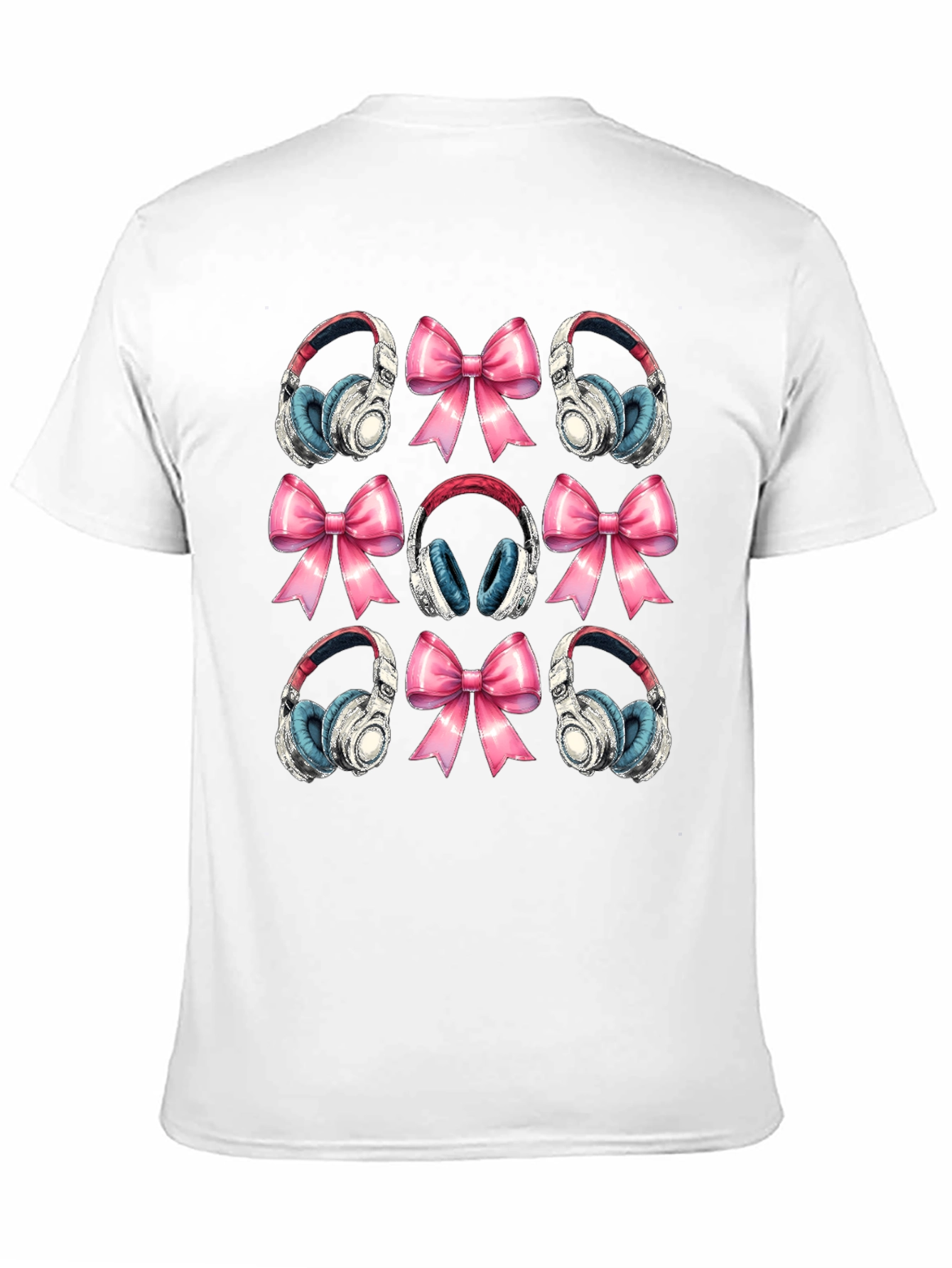 Headphones & Bows Graphic Tee