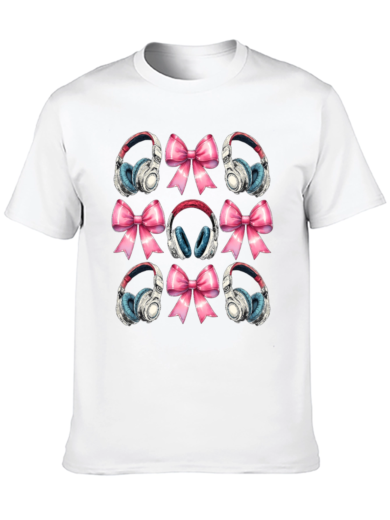 Headphones & Bows Graphic Tee