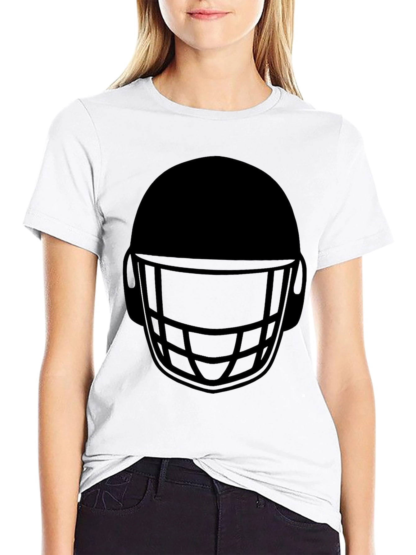 Football Helmet Graphic T-Shirt