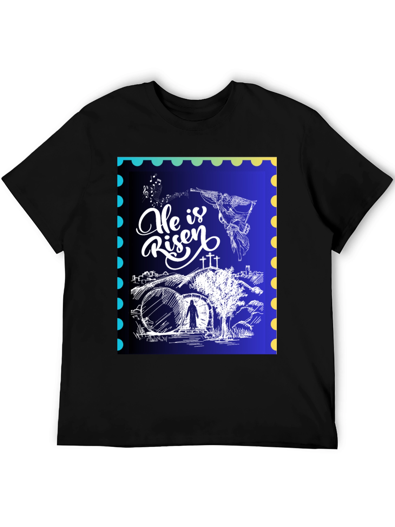 He is Risen Christian T-Shirt Easter Sunday