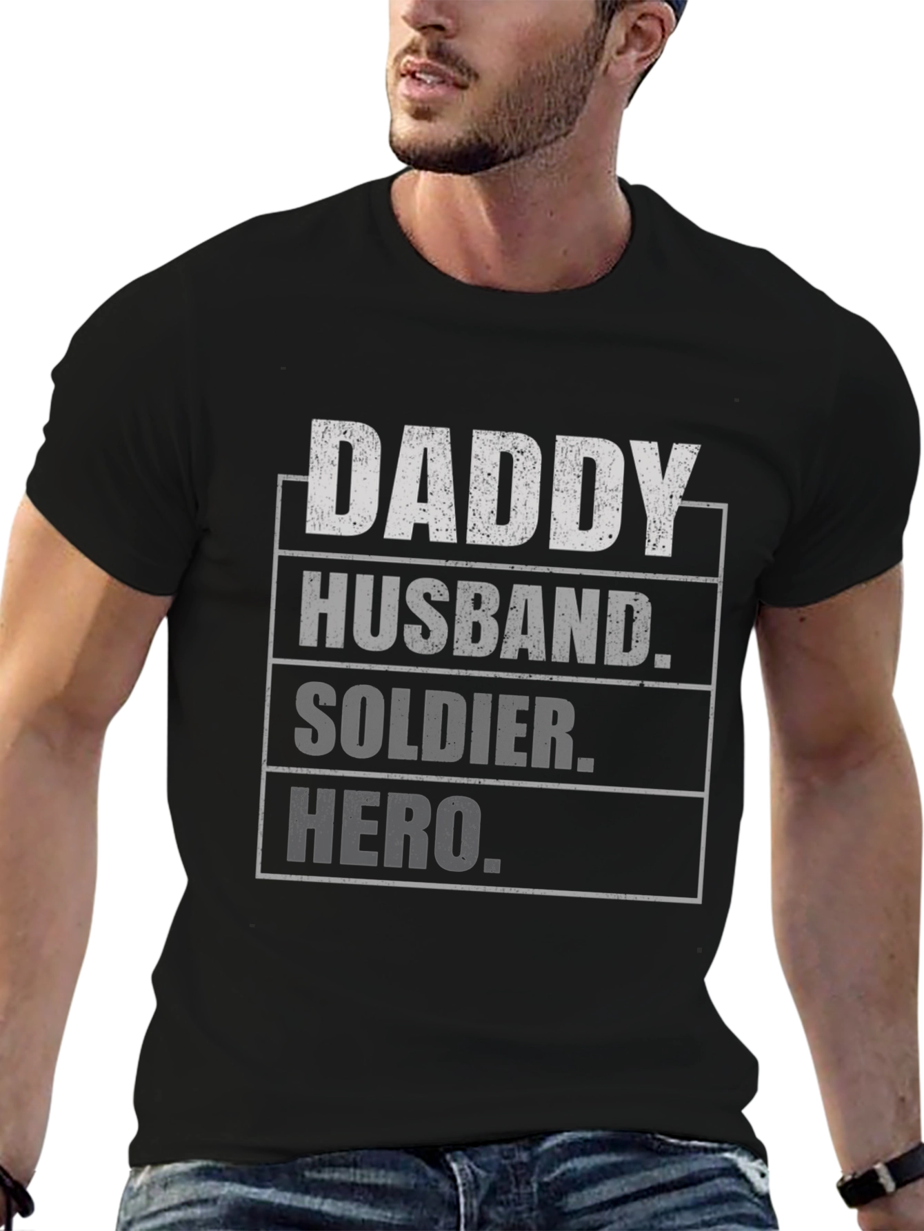 Daddy Husband Soldier Hero T-Shirt