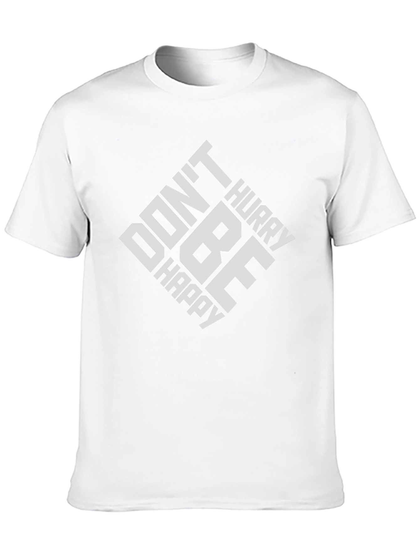 Dont Hurry Be Happy Graphic Tee - Relaxed Fit