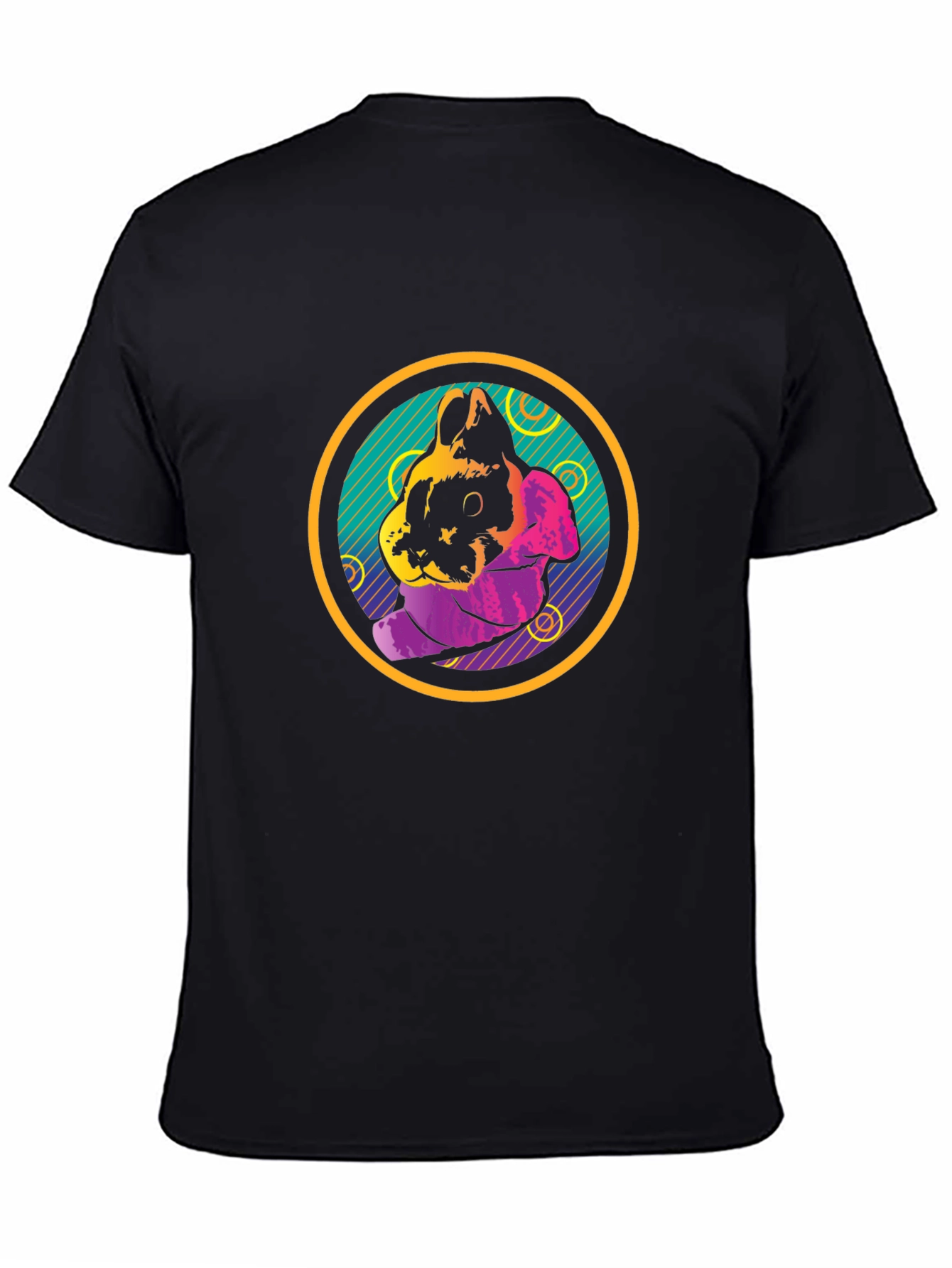 Retro Rabbit Graphic T-Shirt