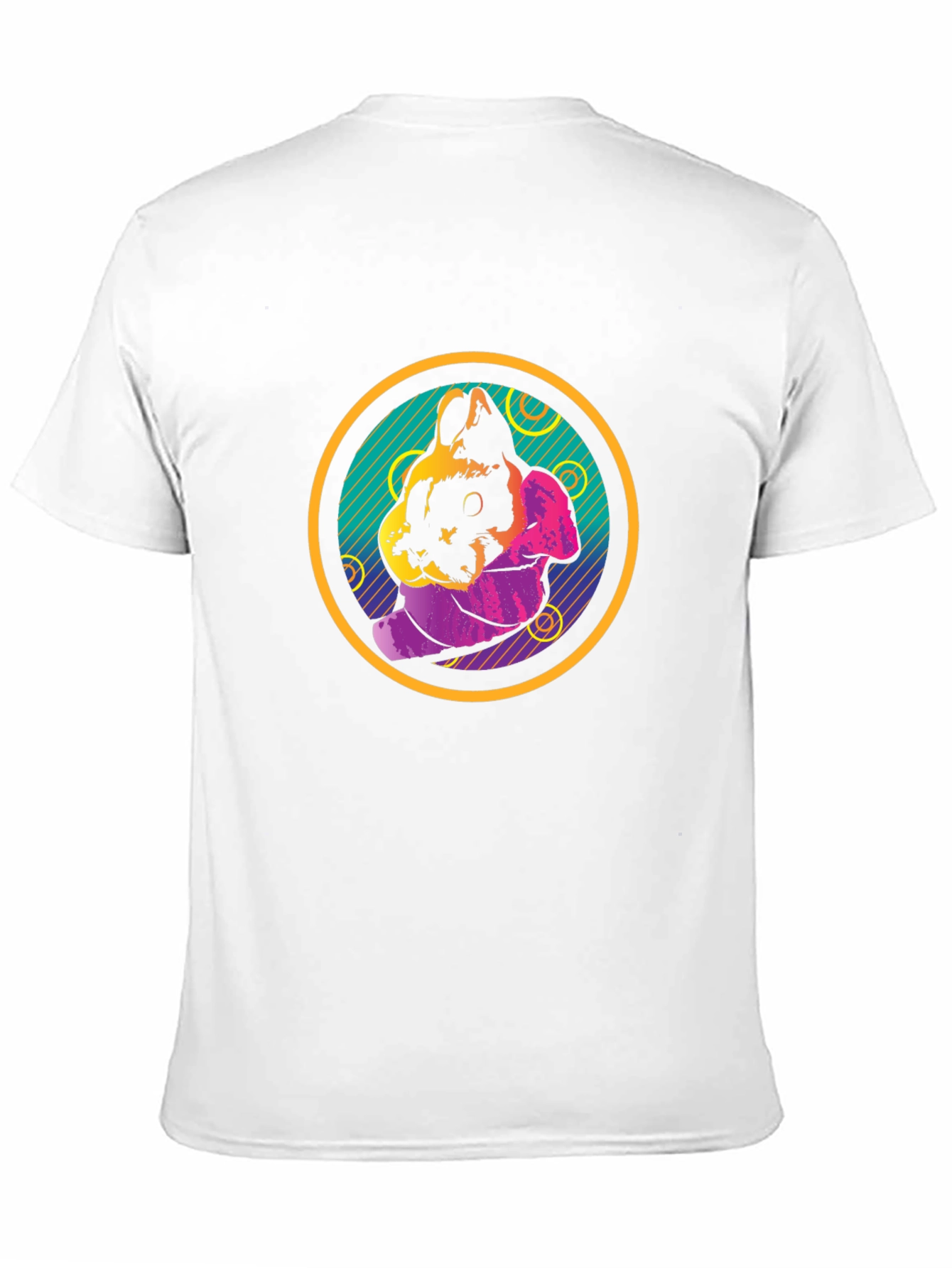 Retro Rabbit Graphic T-Shirt