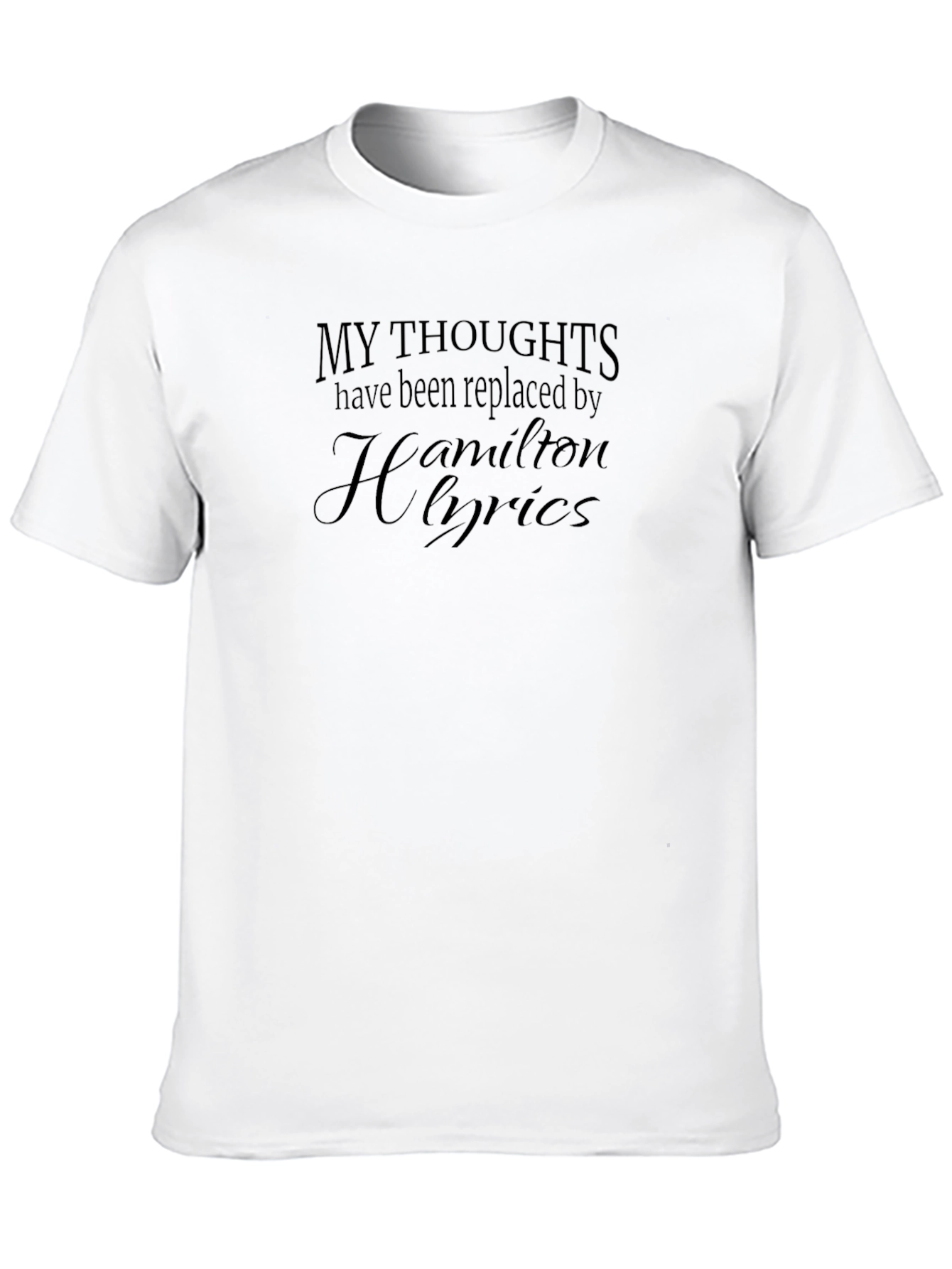 Hamilton Lyrics T-Shirt - Black
