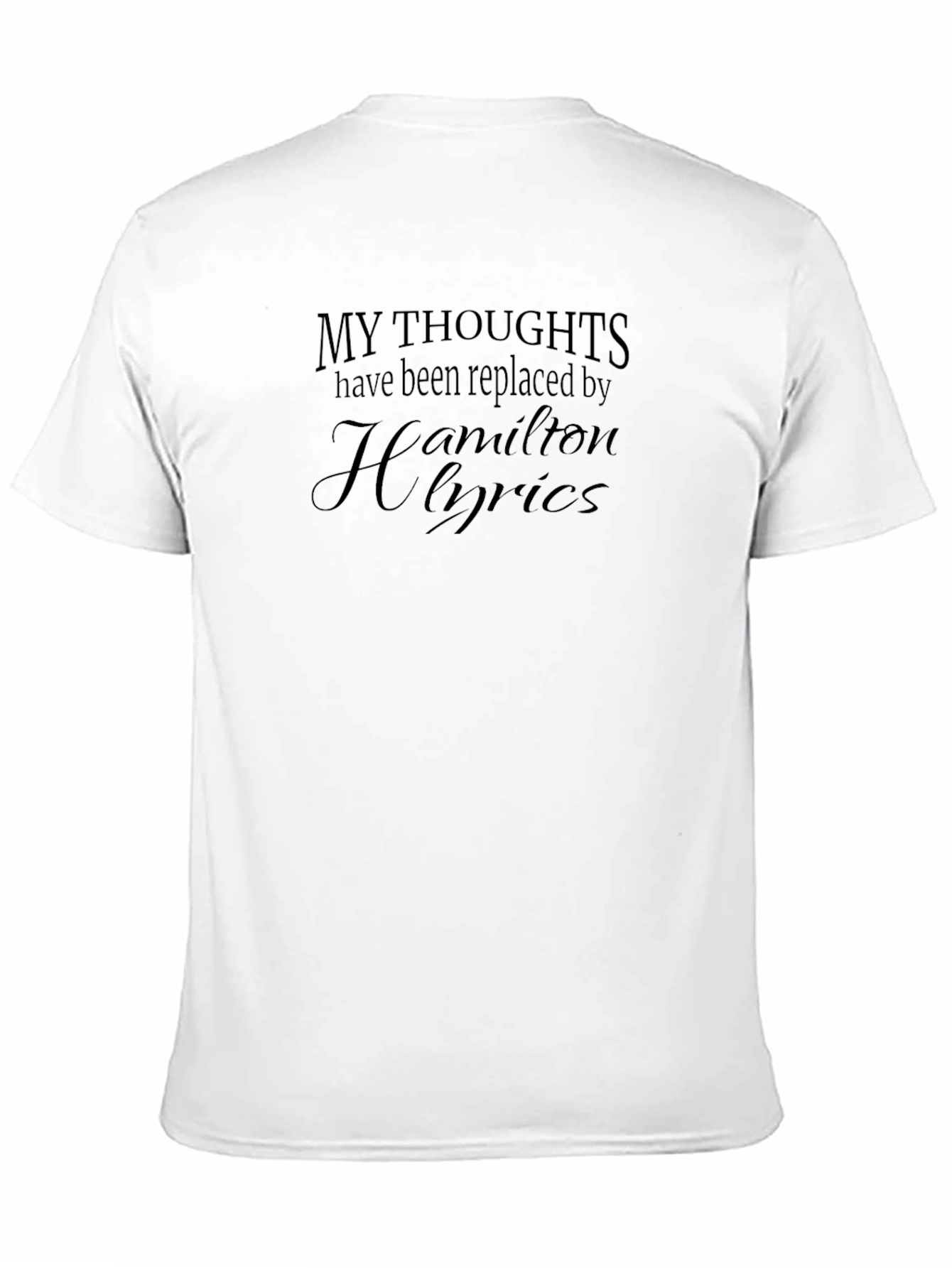 Hamilton Lyrics T-Shirt - Black