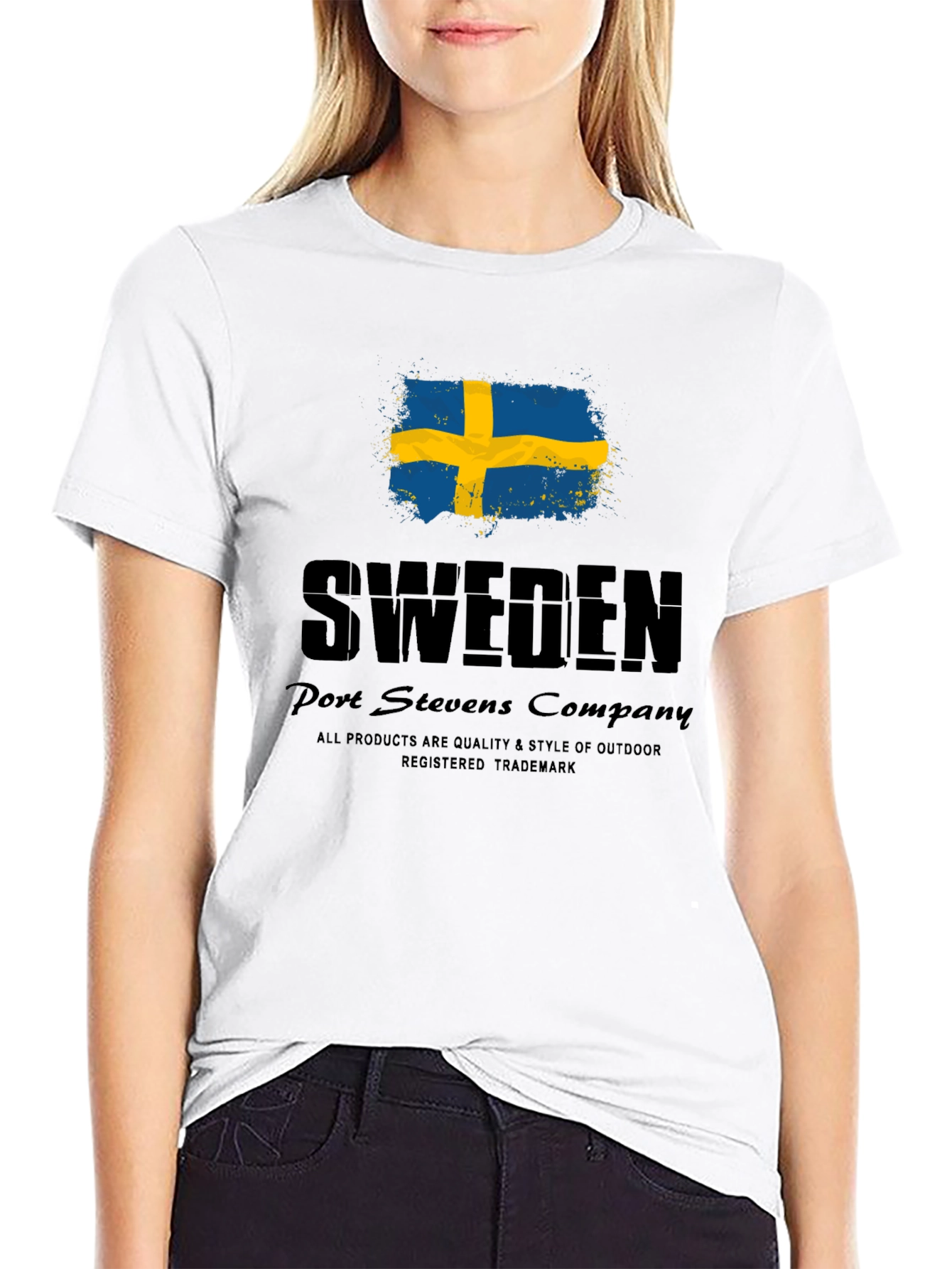 Sweden Flag Graphic Tee - Port Stevens Company