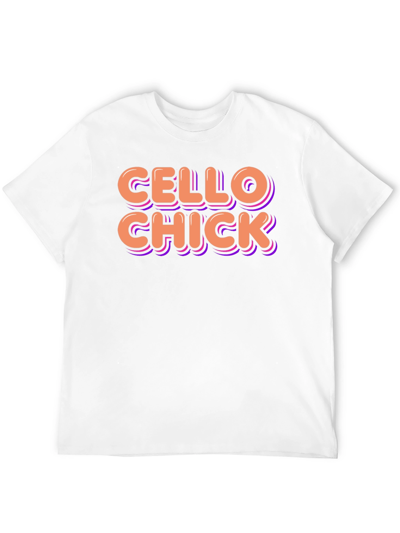 Cello Chick Graphic T-Shirt - Music Lover Tee
