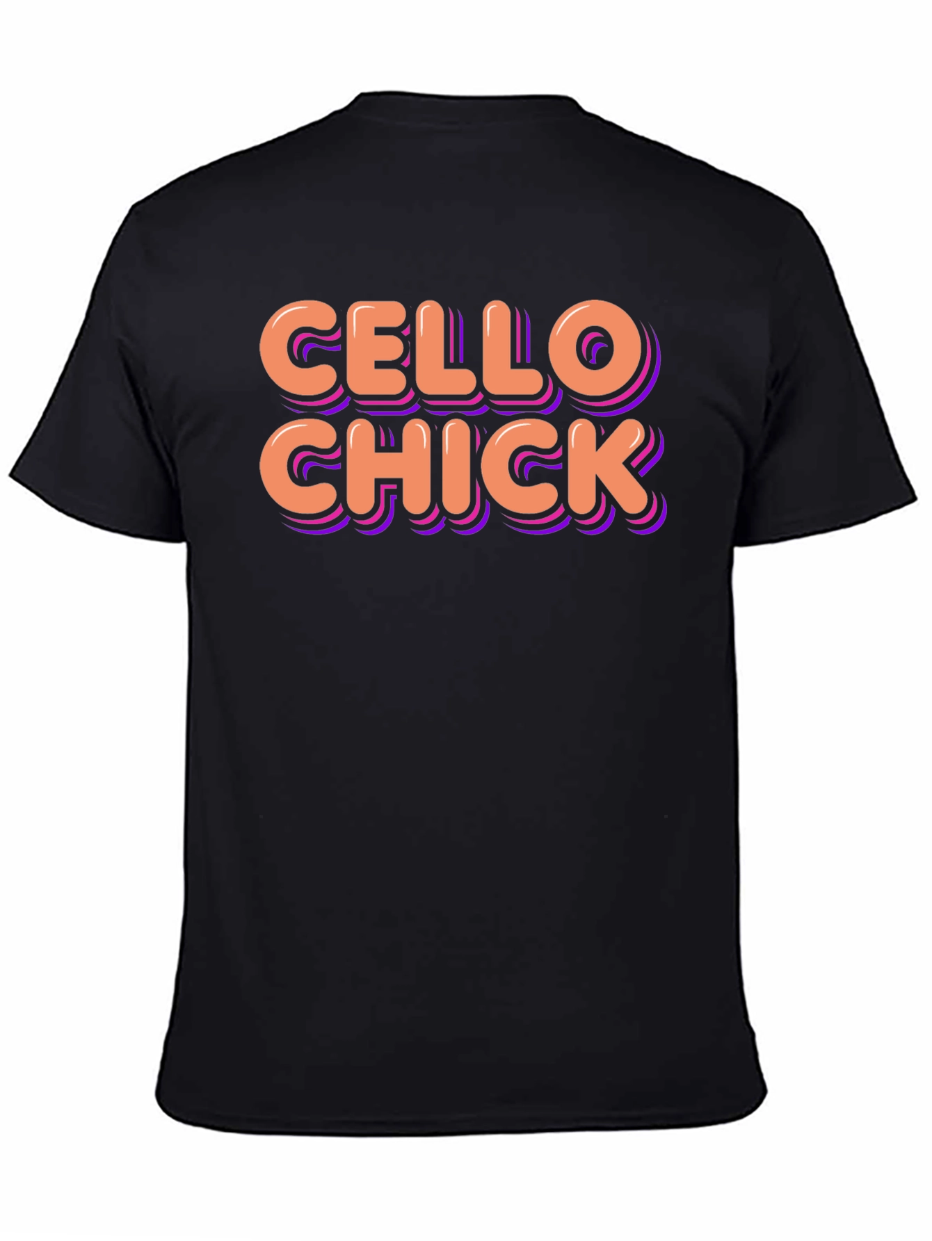 Cello Chick Graphic T-Shirt - Music Lover Tee