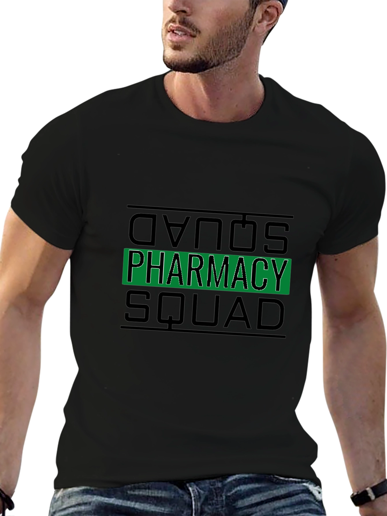 Pharmacy Squad Black T-Shirt