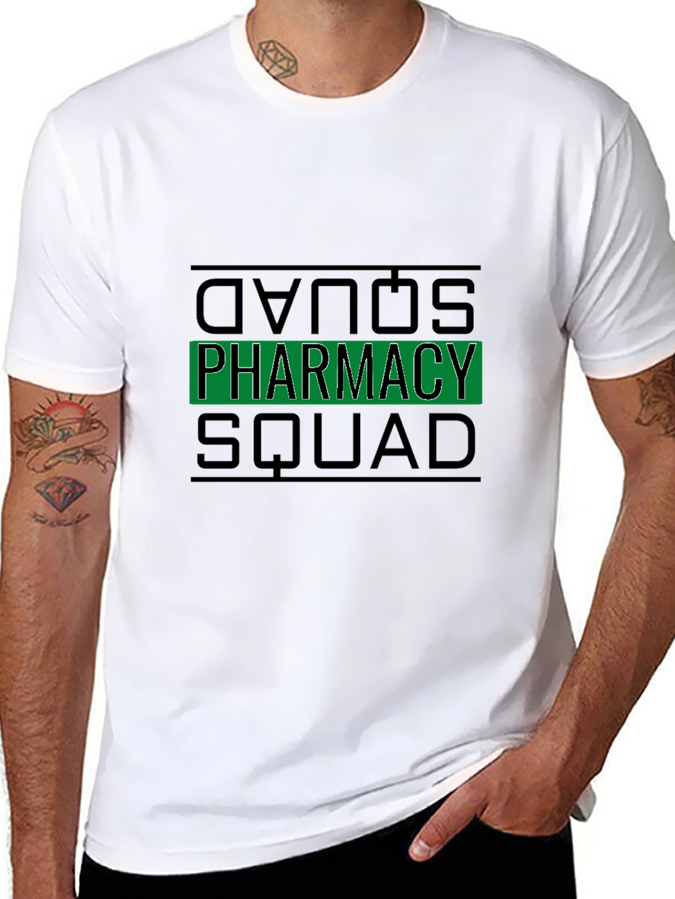 Pharmacy Squad Black T-Shirt