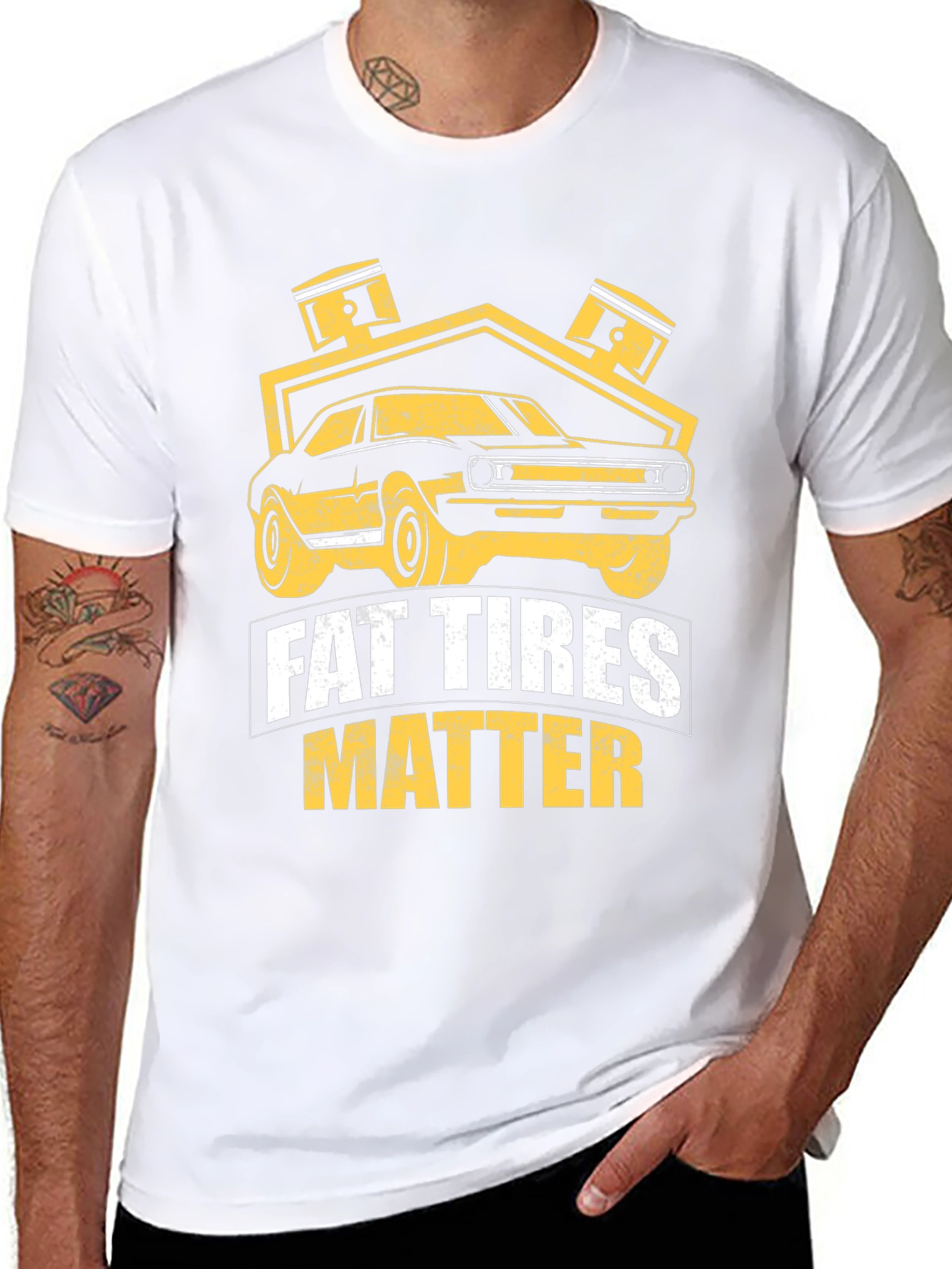Fat Tires Matter T-Shirt Car Enthusiast Tee