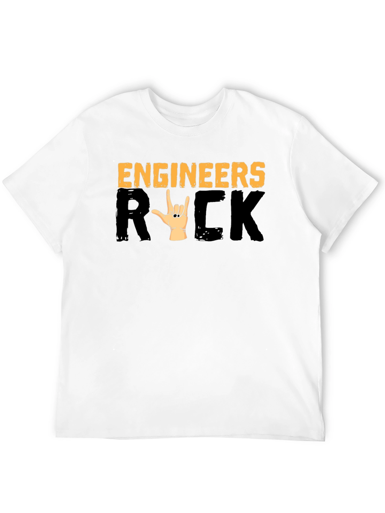 Engineers Rock T-Shirt - Heavy Metal Hand Sign