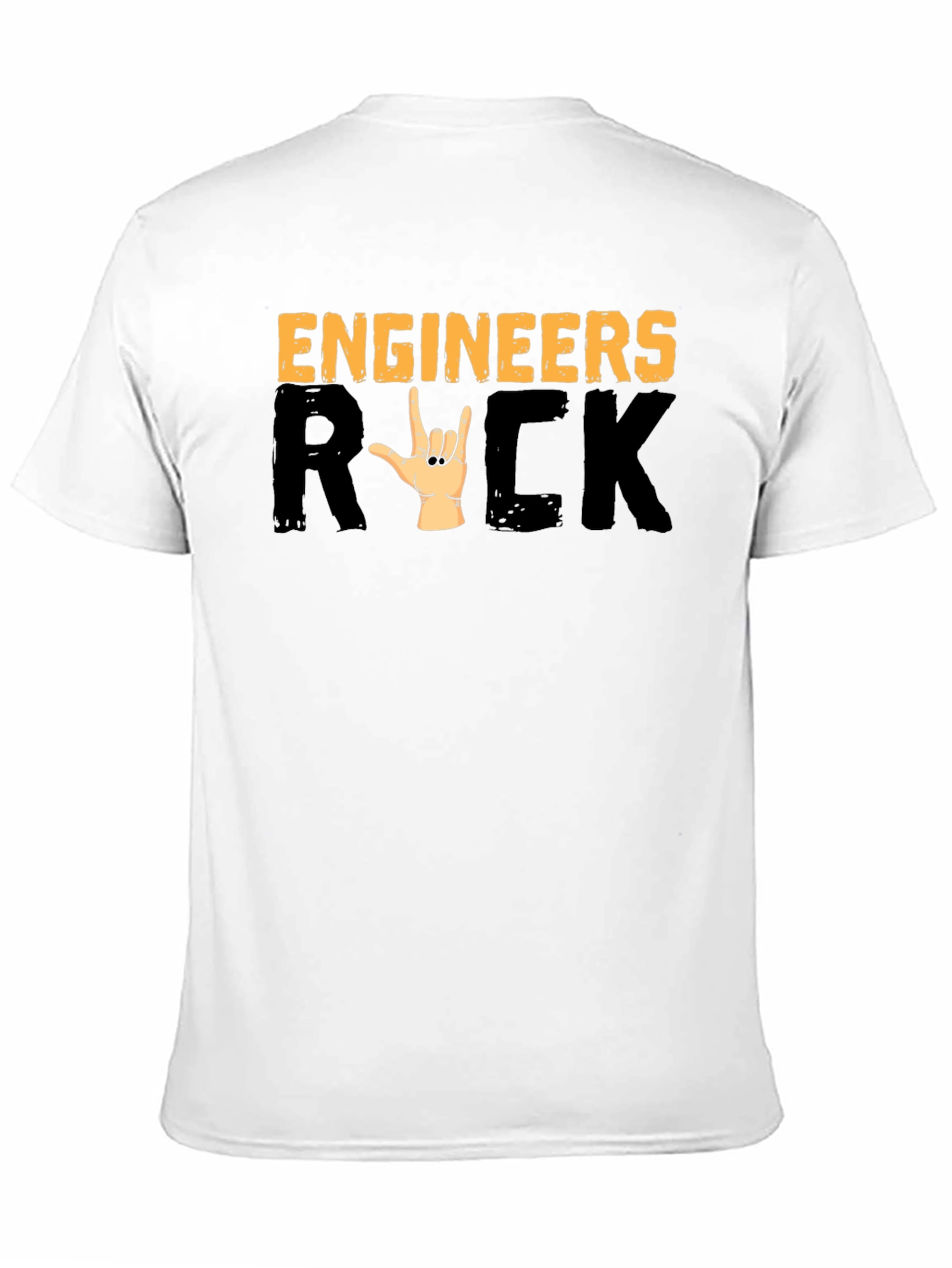 Engineers Rock T-Shirt - Heavy Metal Hand Sign
